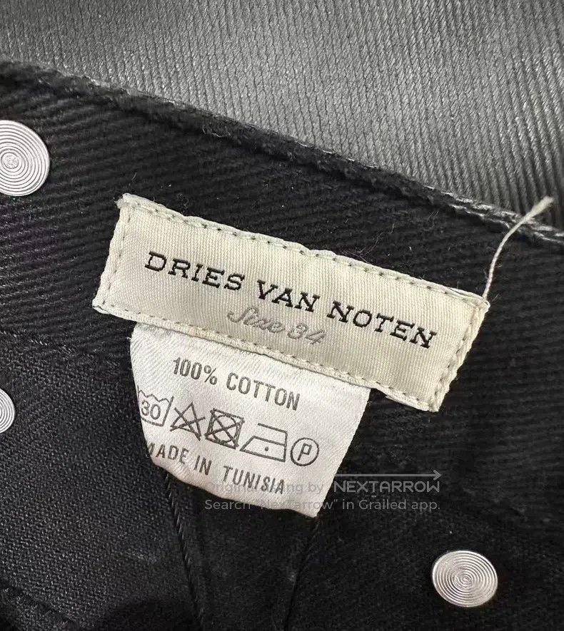 Dries Van Noten Dries Van Noten Waxed Coated Jeans Size US 34 / EU 50 - 3 Thumbnail