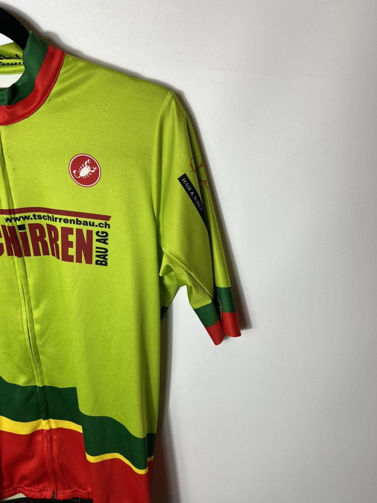 Vintage Vintage sportswear Castelli Portugal Cycling cycle Jersey Size US L / EU 52-54 / 3 - 3 Thumbnail