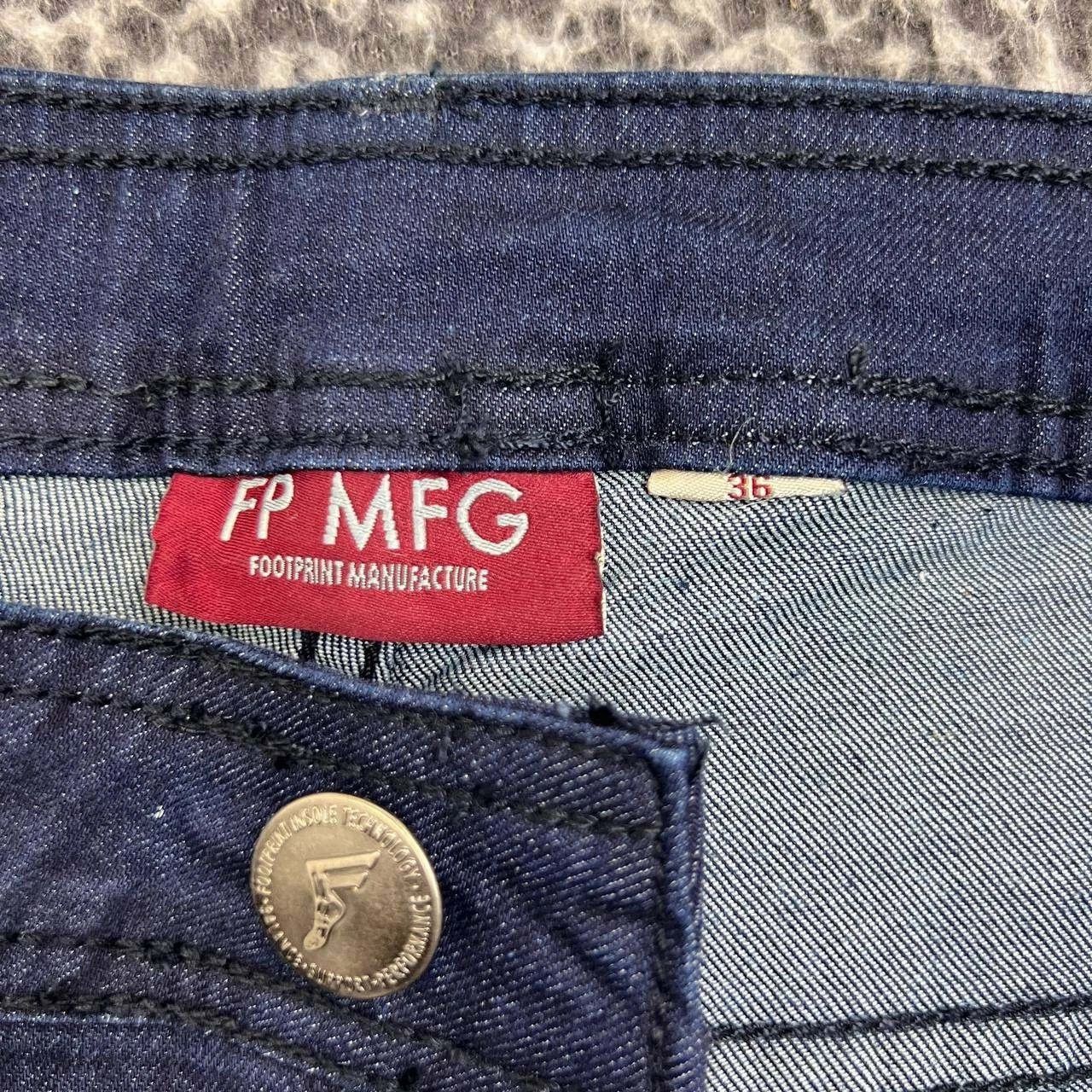 Other Footprint Manufacture Jeans Men 36x33 Straight Denim Pants Size US 36 / EU 52 - 3 Thumbnail