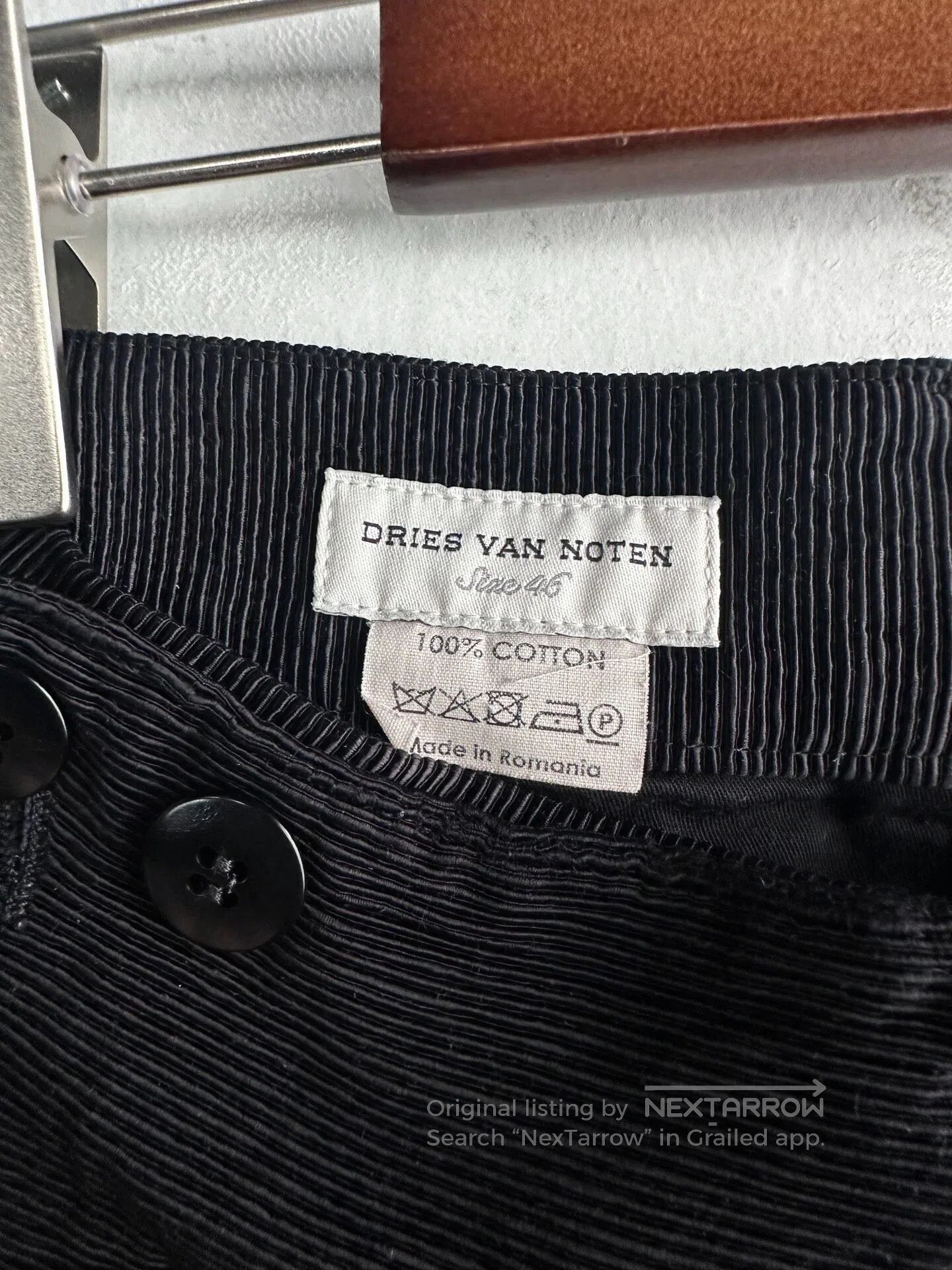 Dries Van Noten DRIES VAN NOTEN Button-stitched nine-inch pants| Size US 30 / EU 46 - 5 Thumbnail