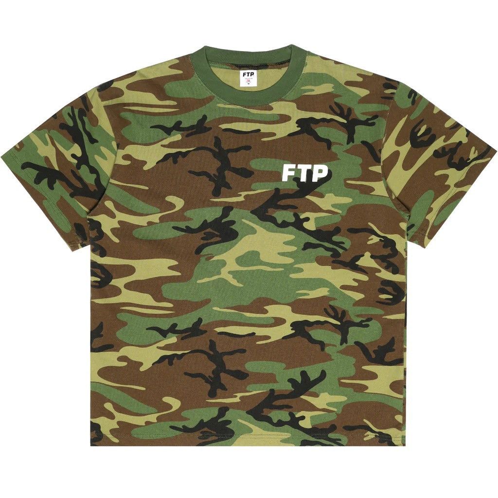 Fuck The Population FTPP WOODLAND CAMO TEE Size US L / EU 52-54 / 3 - 1 Thumbnail