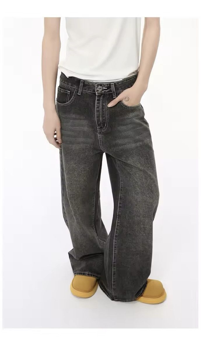 Vintage washed faded cleanfit skate punk grunge baggy jeans Size US 33 - 12 Thumbnail