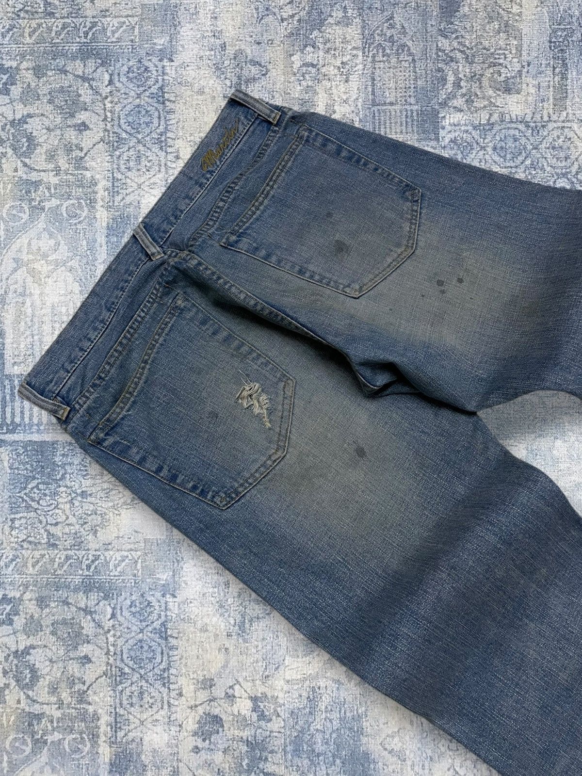 Hysteric Glamour Vintage 90s Japan Designer Nano Universe Mudwash Distressed Size US 32 / EU 48 - 14 Thumbnail