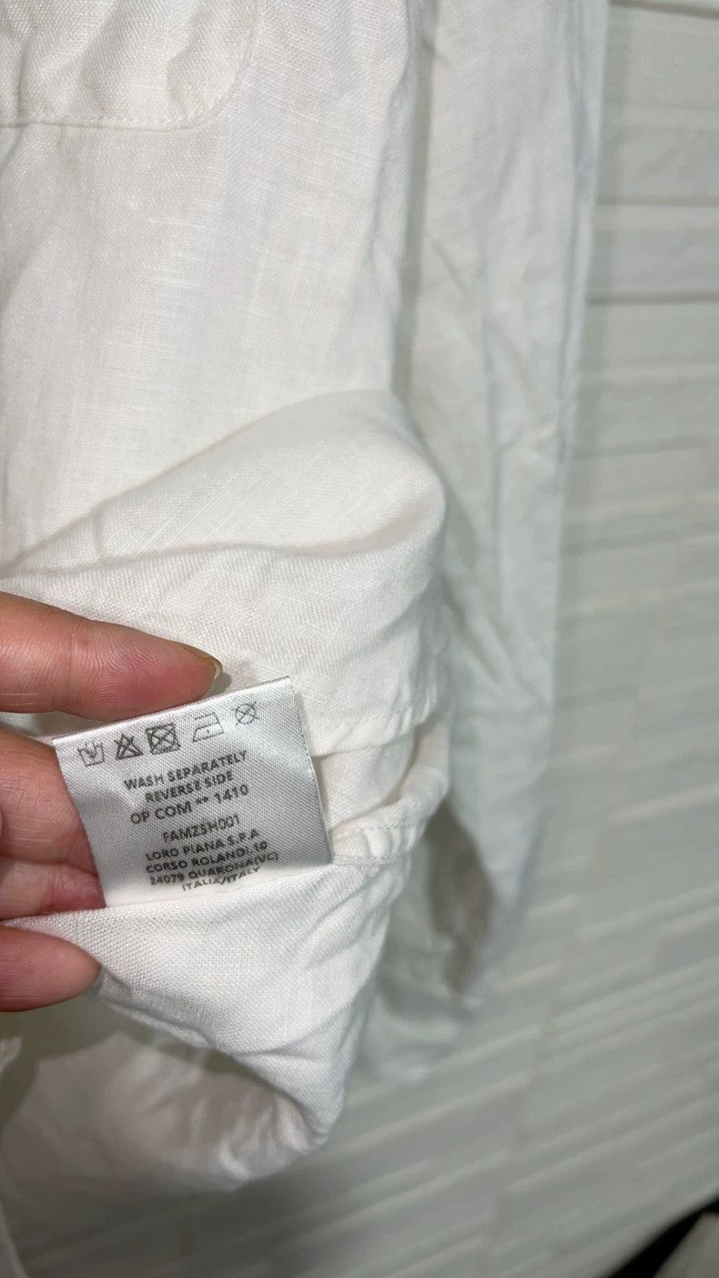Loro Piana Loro piana White long-sleeved shirt 2506-Nextarrow Size US XL / EU 56 / 4 - 5 Thumbnail