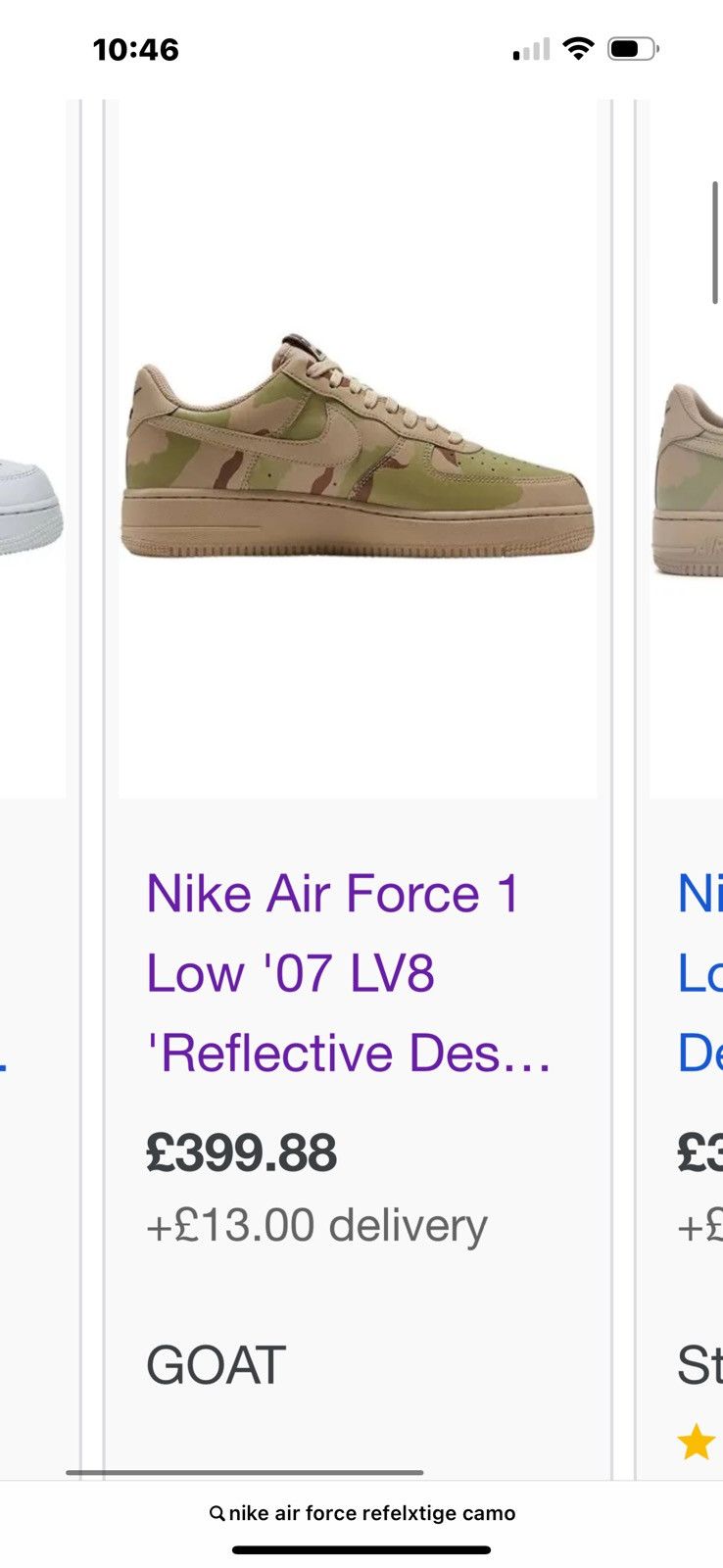 Nike Nike Air Force Low 1 ‘07 LV8 Reflective Desert Camo Size US 9 / EU 42 - 14 Thumbnail