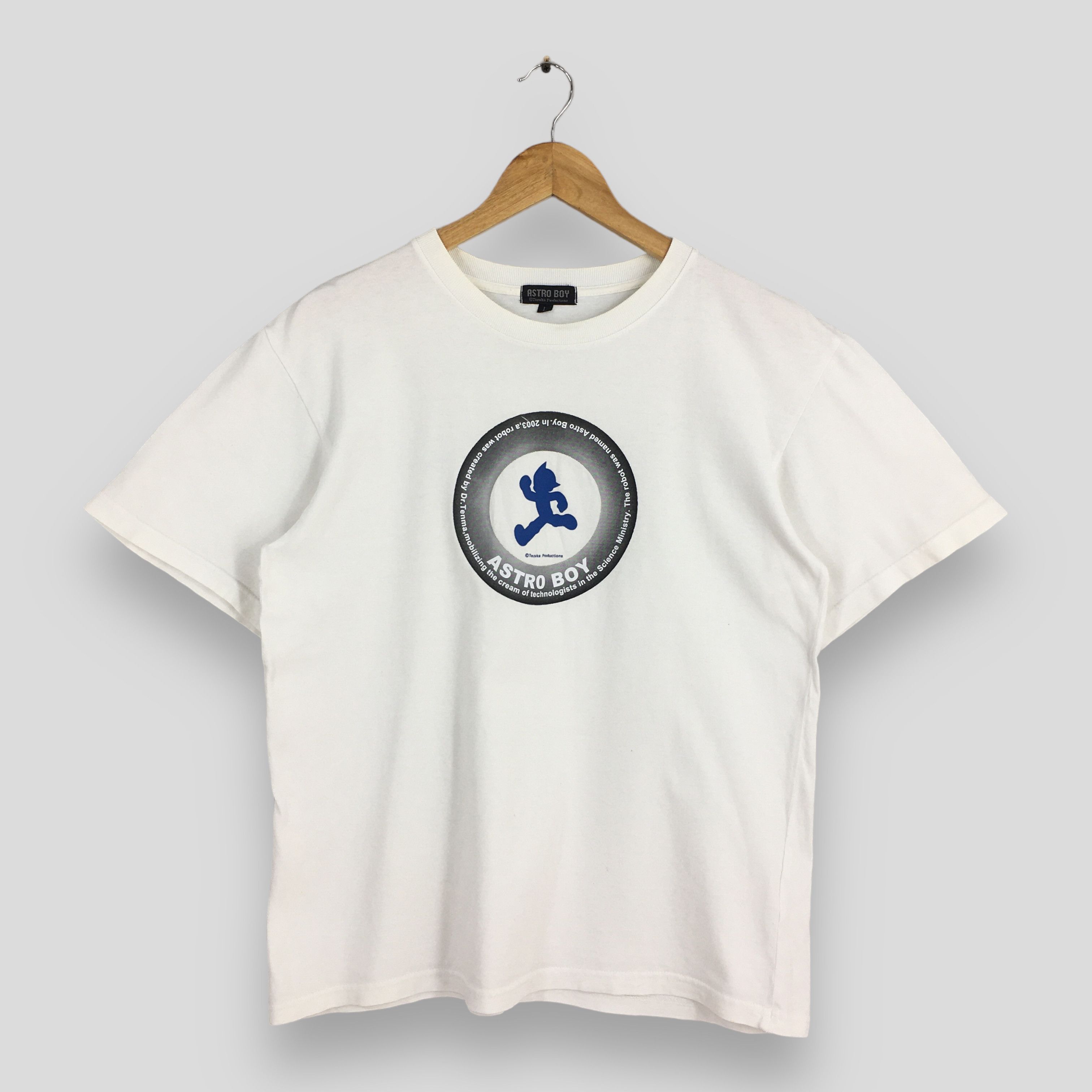 Anime Astro Boy Mighty Atom Japanese Anime White T shirt Large Size US L / EU 52-54 / 3 - 1 Thumbnail