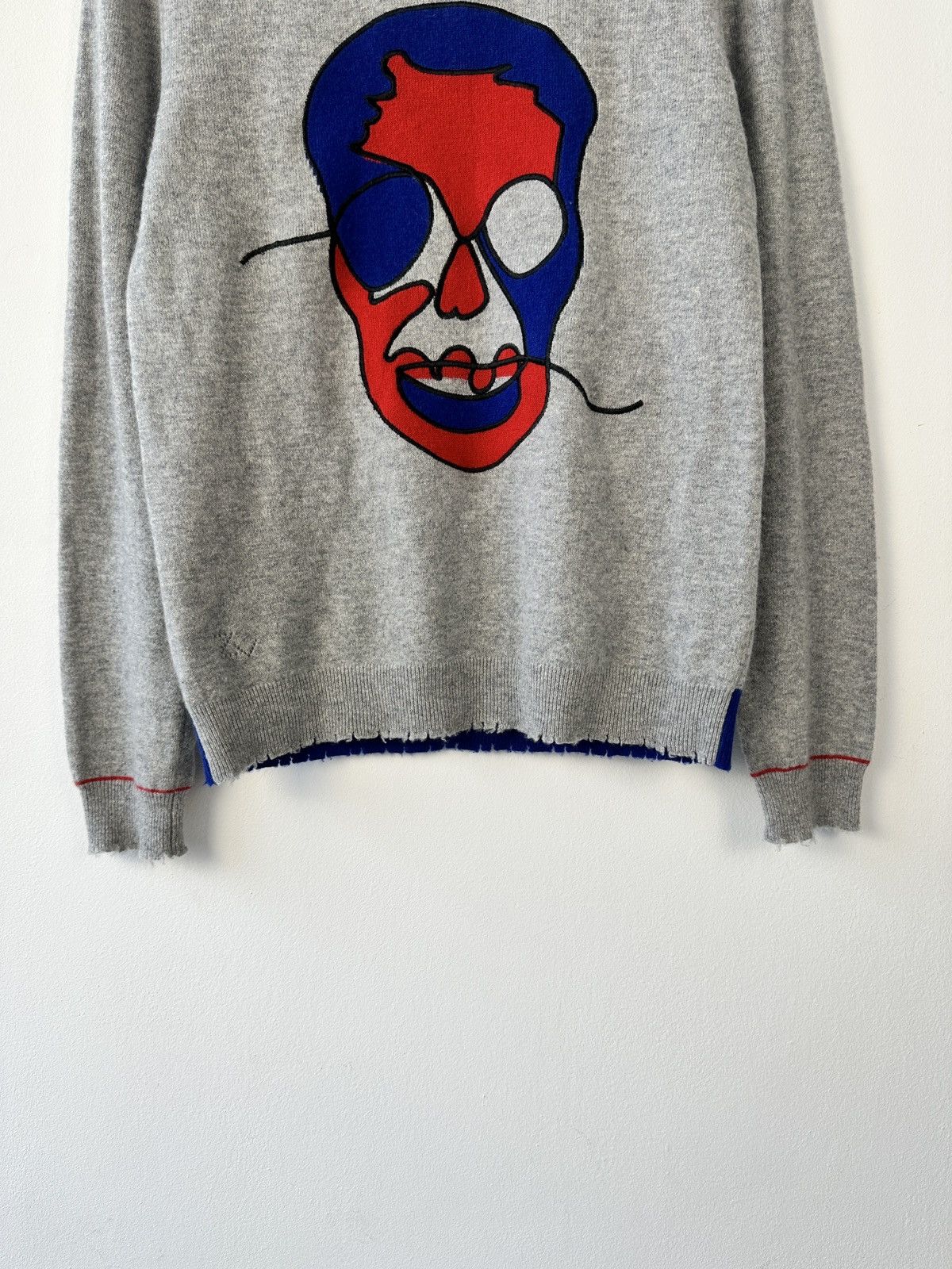Zadig & Voltaire Zadig & Voltaire Kennedy Ter C Skull Cashmere Sweater Grey S Size S / US 4 / IT 40 - 4 Thumbnail