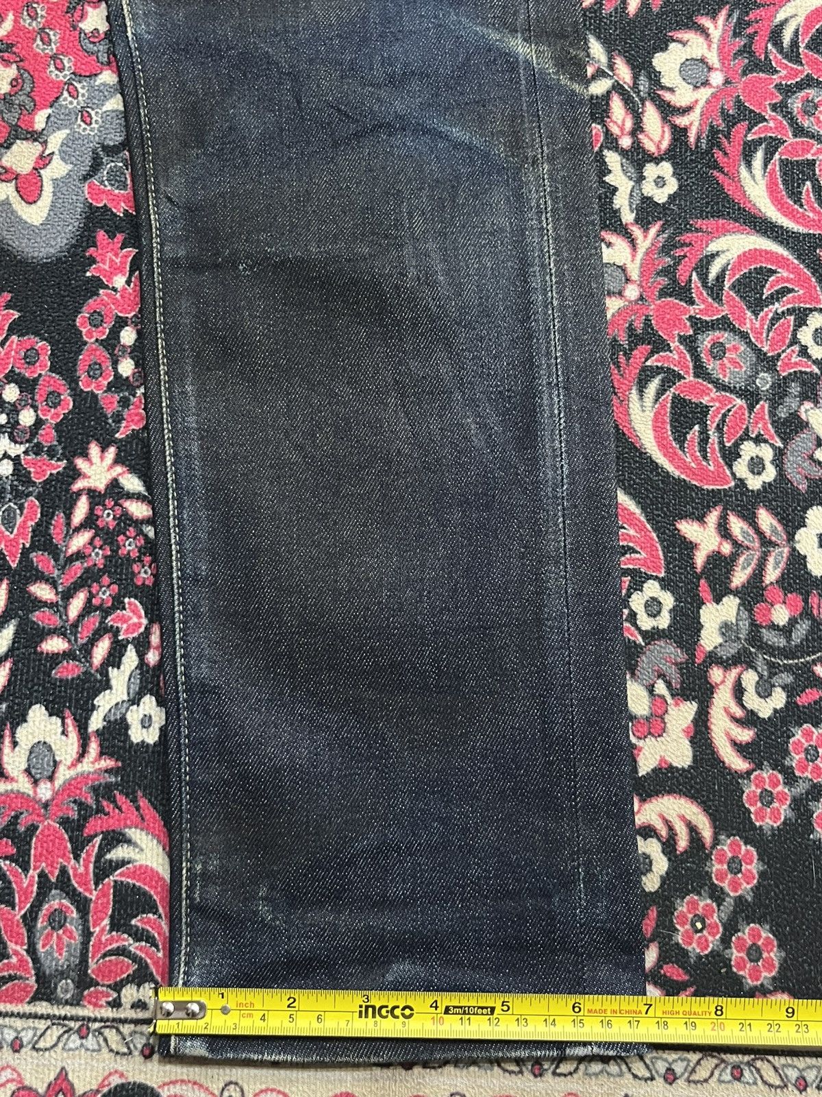 Undercover × Uniqlo Vintage Uniqlo UJ Dark Blue Faded Washed Selvedge Jeans Size US 32 / EU 48 - 17 Thumbnail