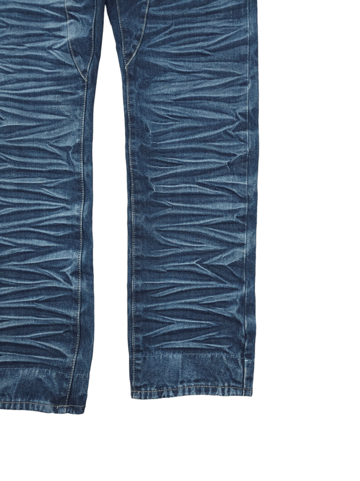Japanese Brand 💎 Size 34/34 Washed Y2K Double Knee Denim Jeans Y2K Size US 34 / EU 50 - 6 Thumbnail