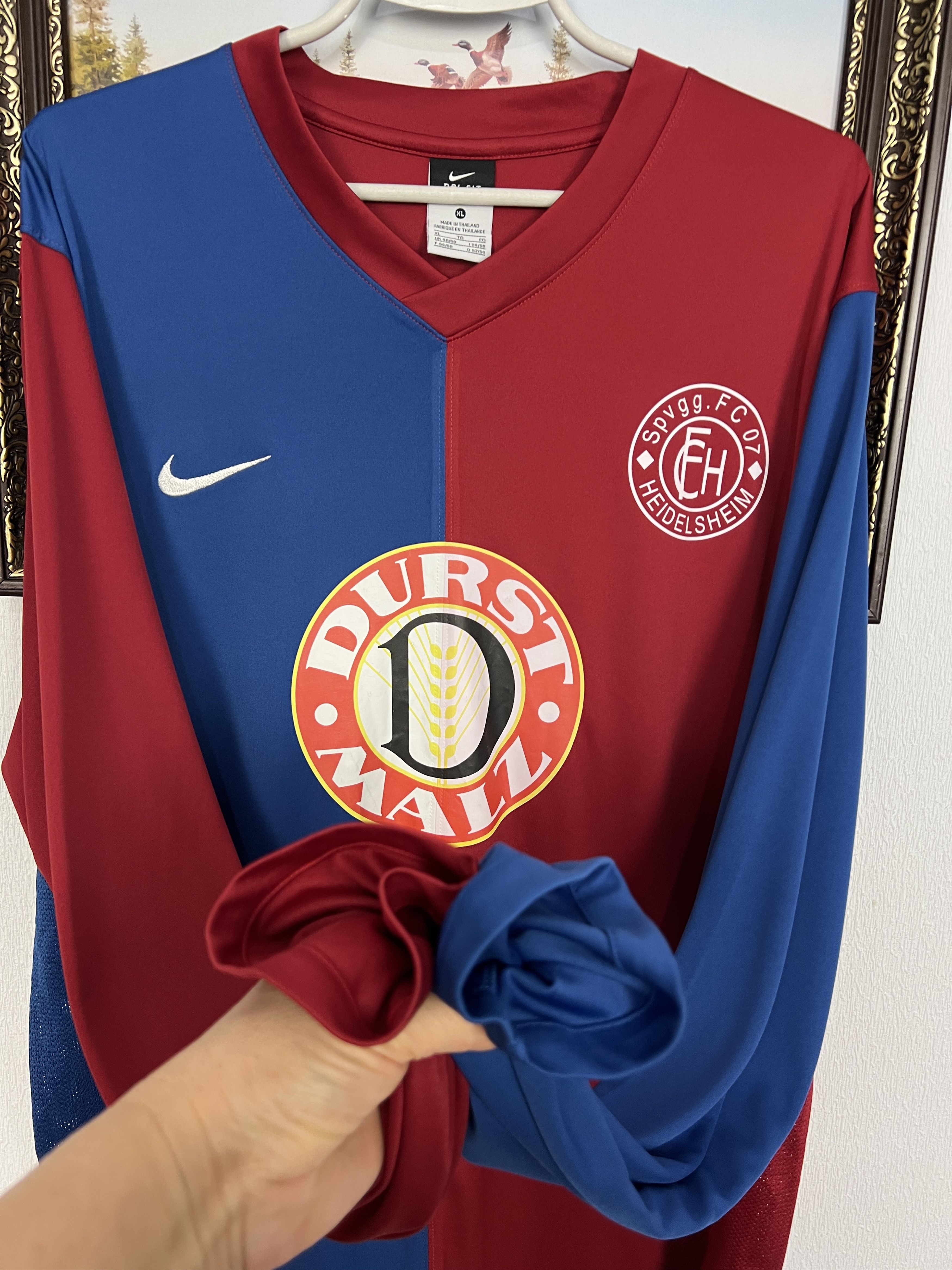 Nike Heidenheim Football Shirt Soccer Long Sleeve Jersey Trikot Size US XL / EU 56 / 4 - 5 Thumbnail