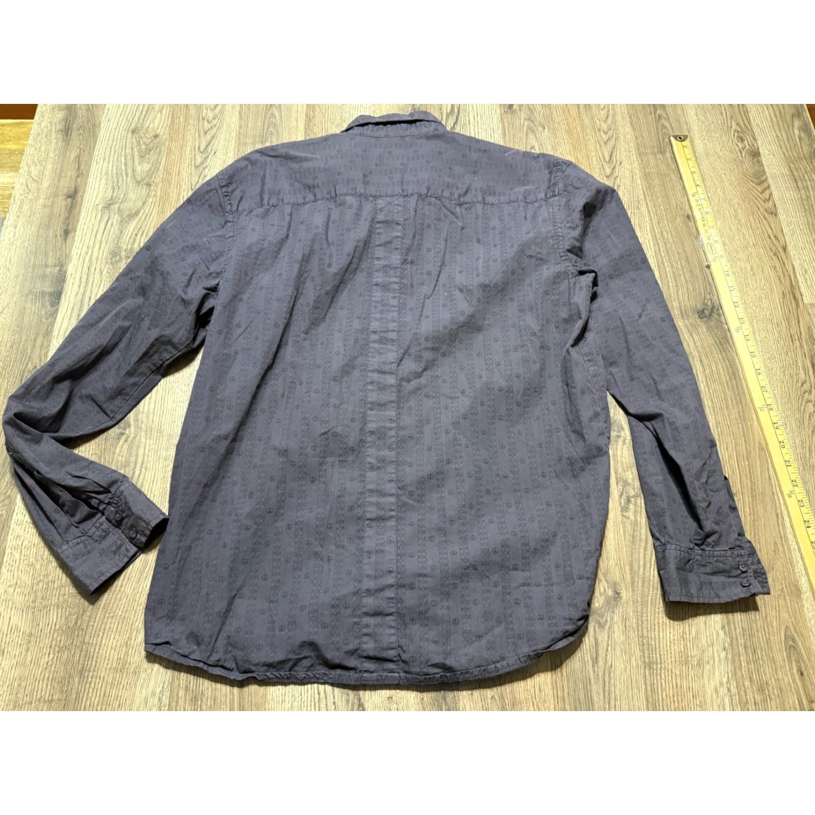 Life is Good Life is Good Shirt Button Up Men's Large Brown Black Good Vibes Size US L / EU 52-54 / 3 - 2 Thumbnail