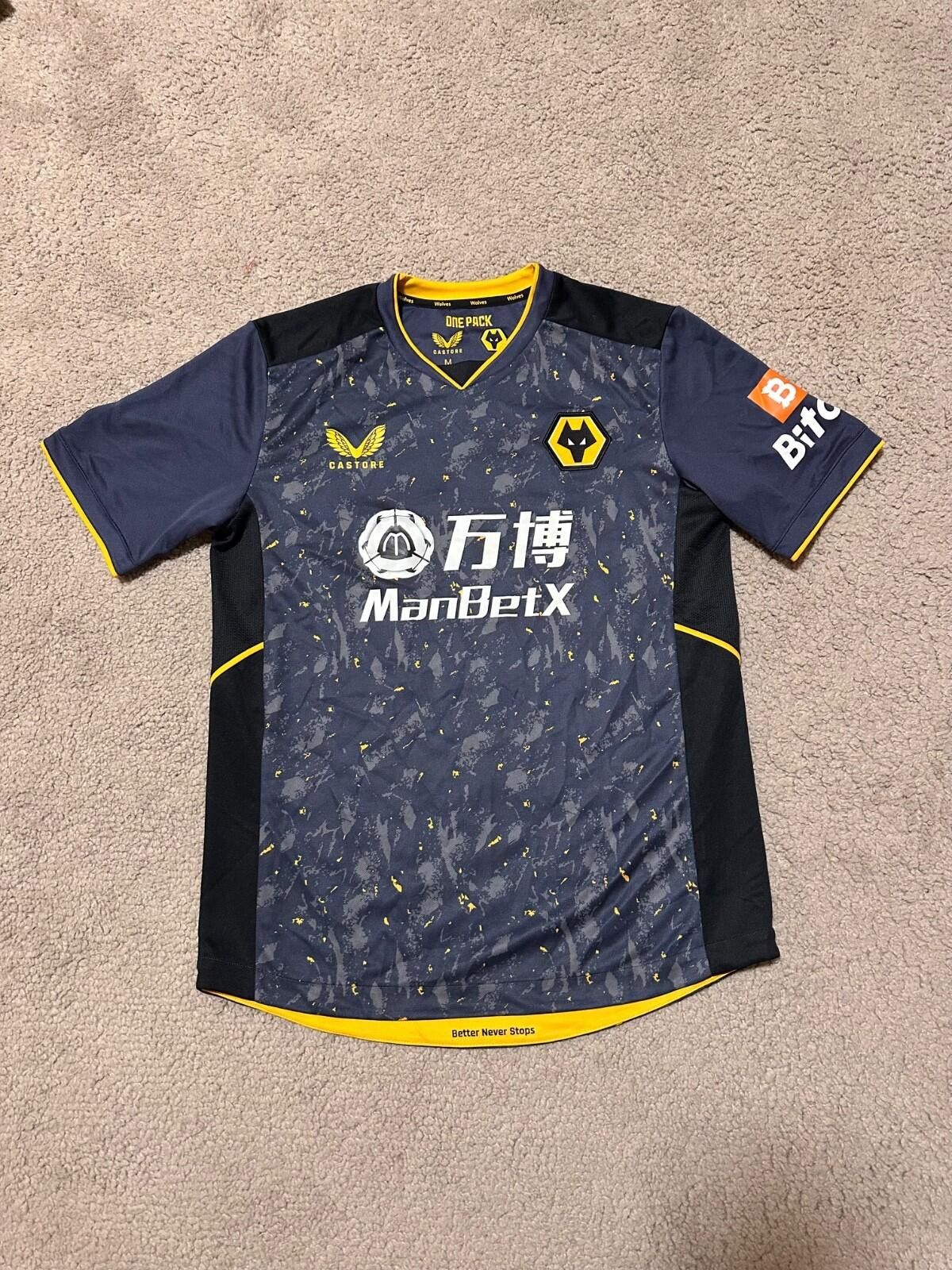 Castore WOLVERHAMPTON WANDERERS Away Shirt #37 ADAMA Size M Jersey Size US M / EU 48-50 / 2 - 1 Thumbnail