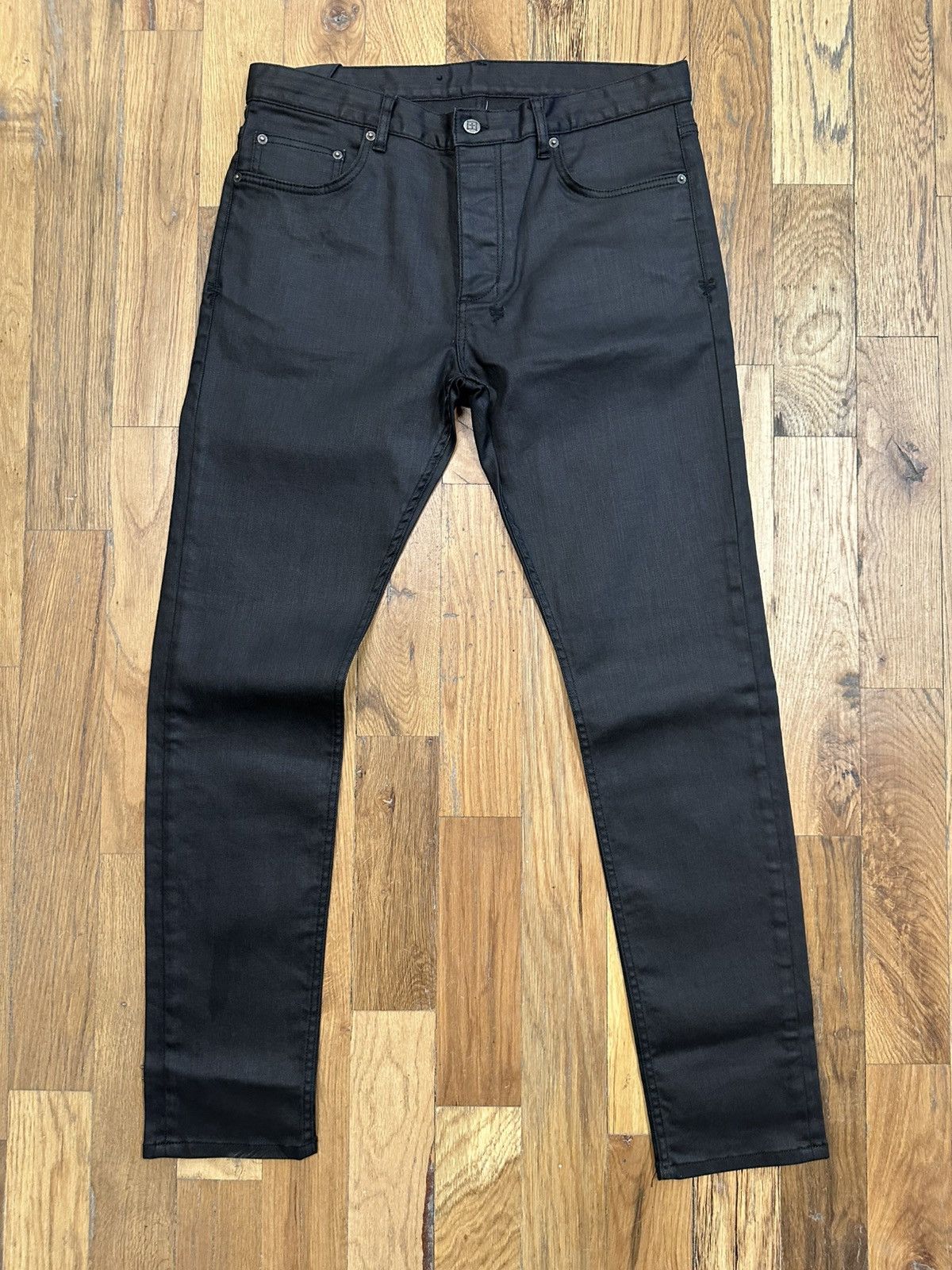 Ksubi Ksubi Plain Black Waxed Denim Jeans Size 36 Size US 36 / EU 52 - 1 Thumbnail