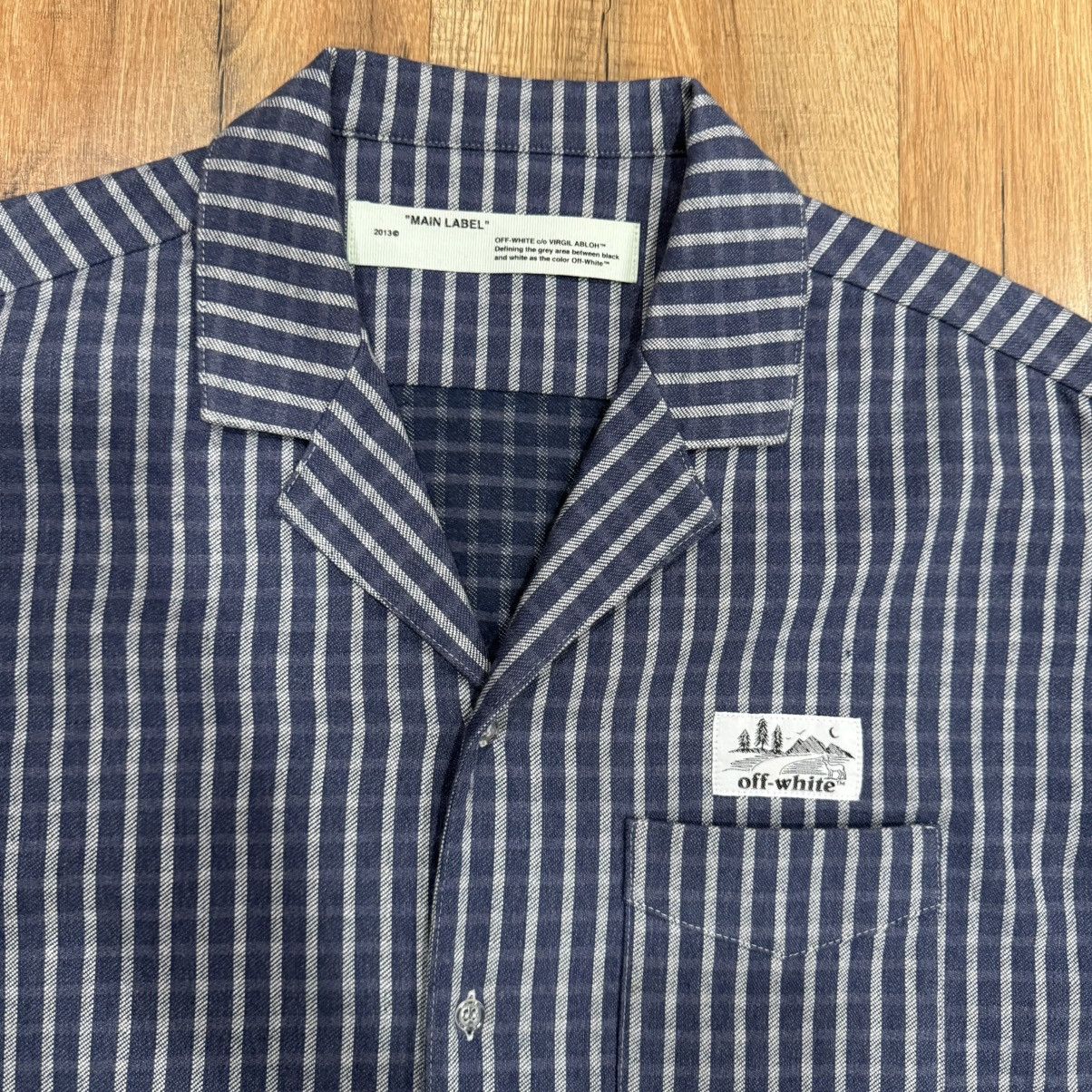 Off-White OFF-WHITE Virgil Abloh Striped Short Sleeve Size US XL / EU 56 / 4 - 3 Thumbnail