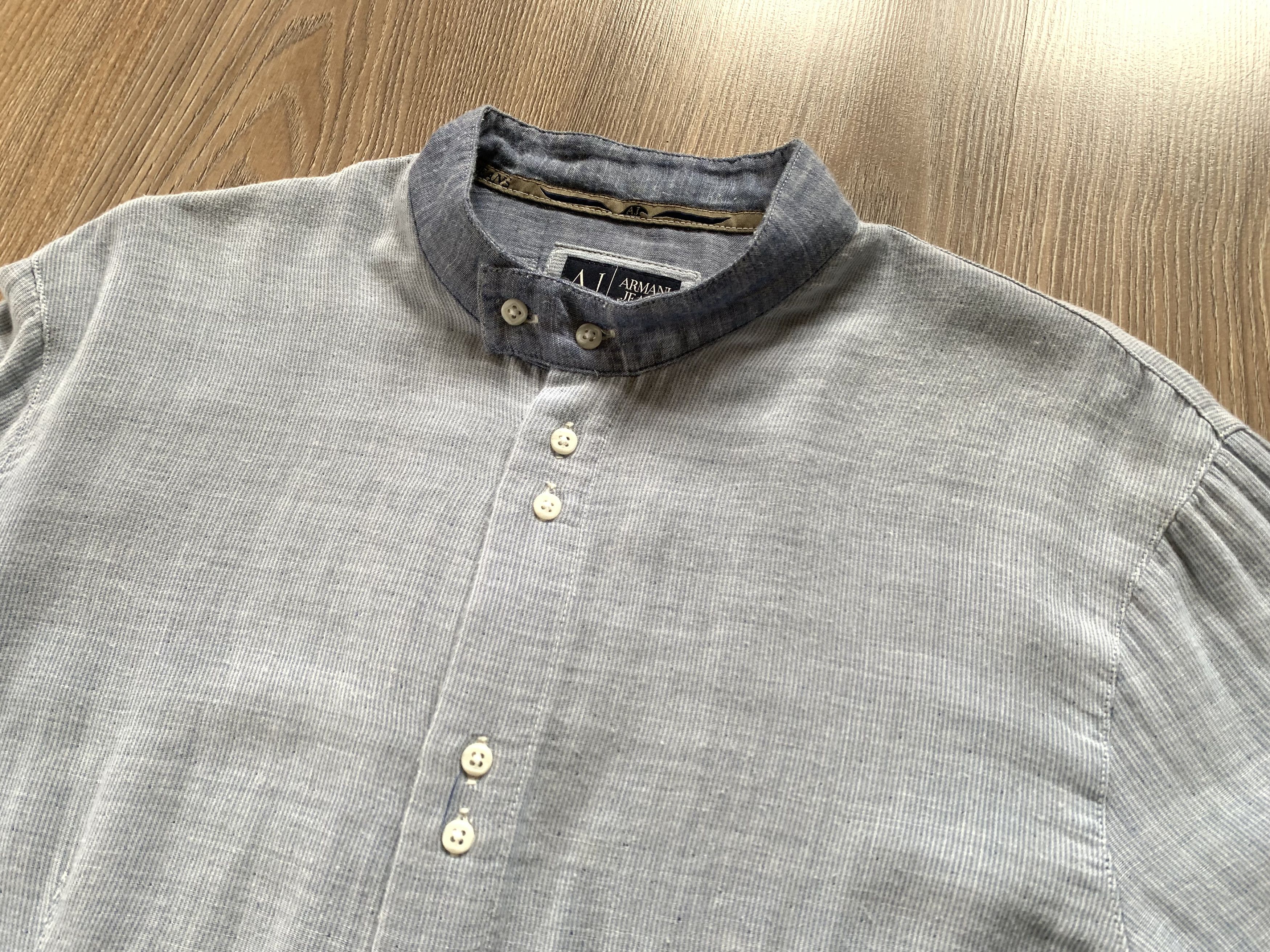 Armani Vintage Armani Jeans Cotton Shirt Button Up Size US L / EU 52-54 / 3 - 4 Thumbnail