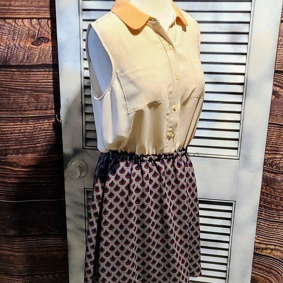 Other Maison Jules Lg Sleeveless Shirtdress Size L / US 10 / IT 46 - 7 Thumbnail