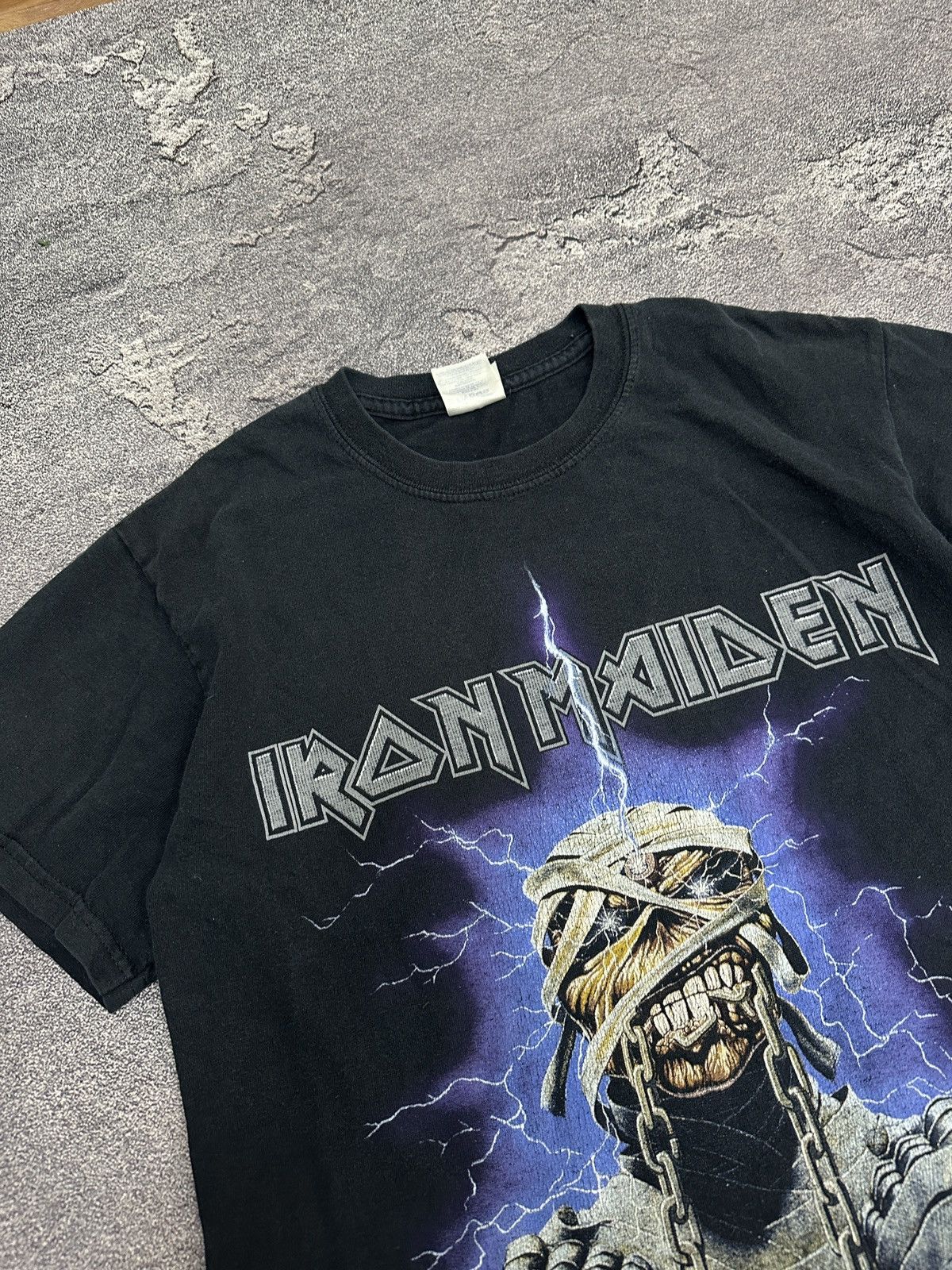 Band Tees Iron Maiden Powerslave Mummy Band Punk Rock T-Shirt Y2k Size US S / EU 44-46 / 1 - 5 Thumbnail