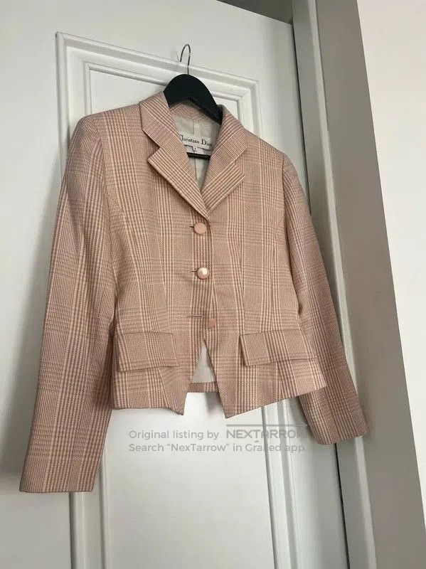 Dior Dior Pink Cotton Women's Jacket . Size L / US 10 / IT 46 - 1 Thumbnail