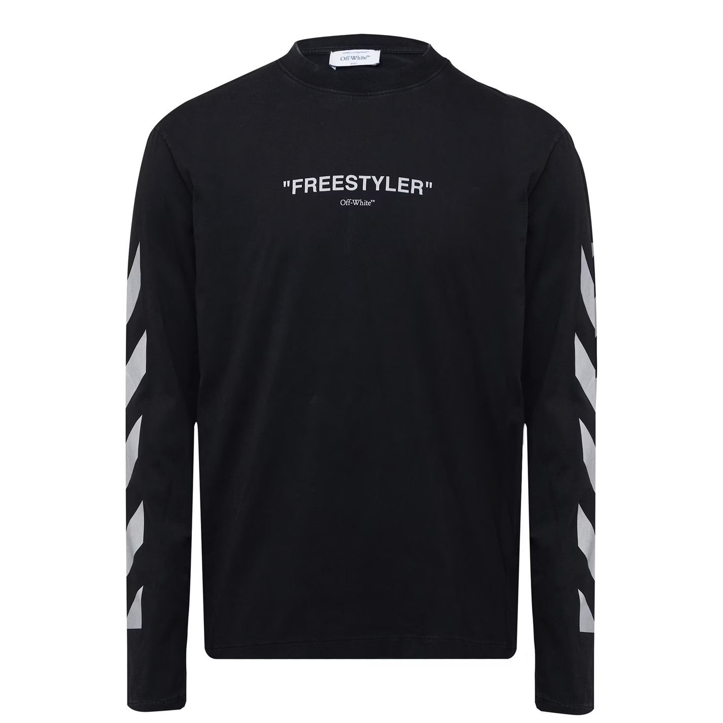 Off-White o1g2r1mq0226 Ecm Long Sleeve T-Shirt In Black Size US L / EU 52-54 / 3 - 1 Thumbnail