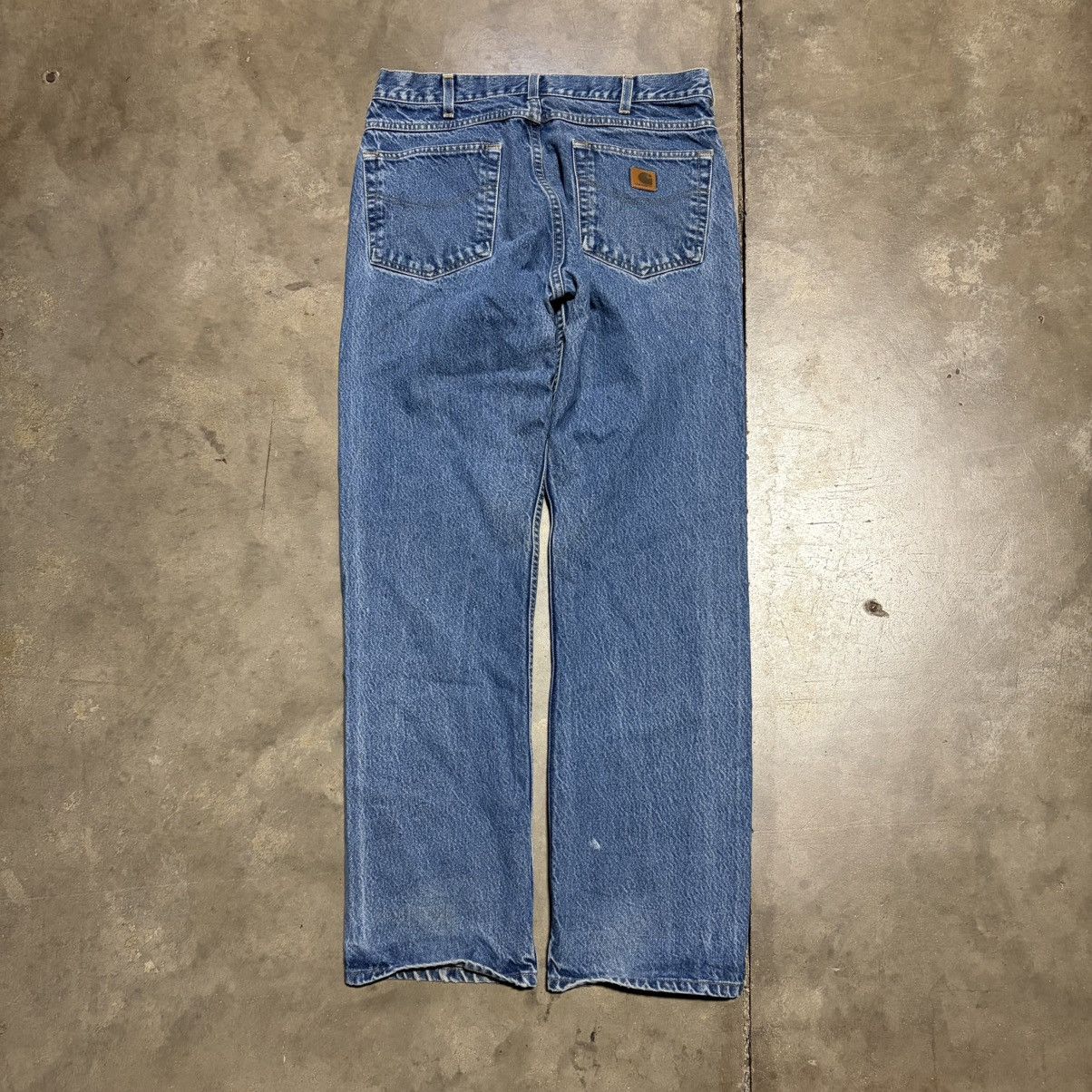 Carhartt Vintage Carhartt Denim Jeans Washed Faded B19 PRW Grunge Y2K Size US 33 - 7 Thumbnail