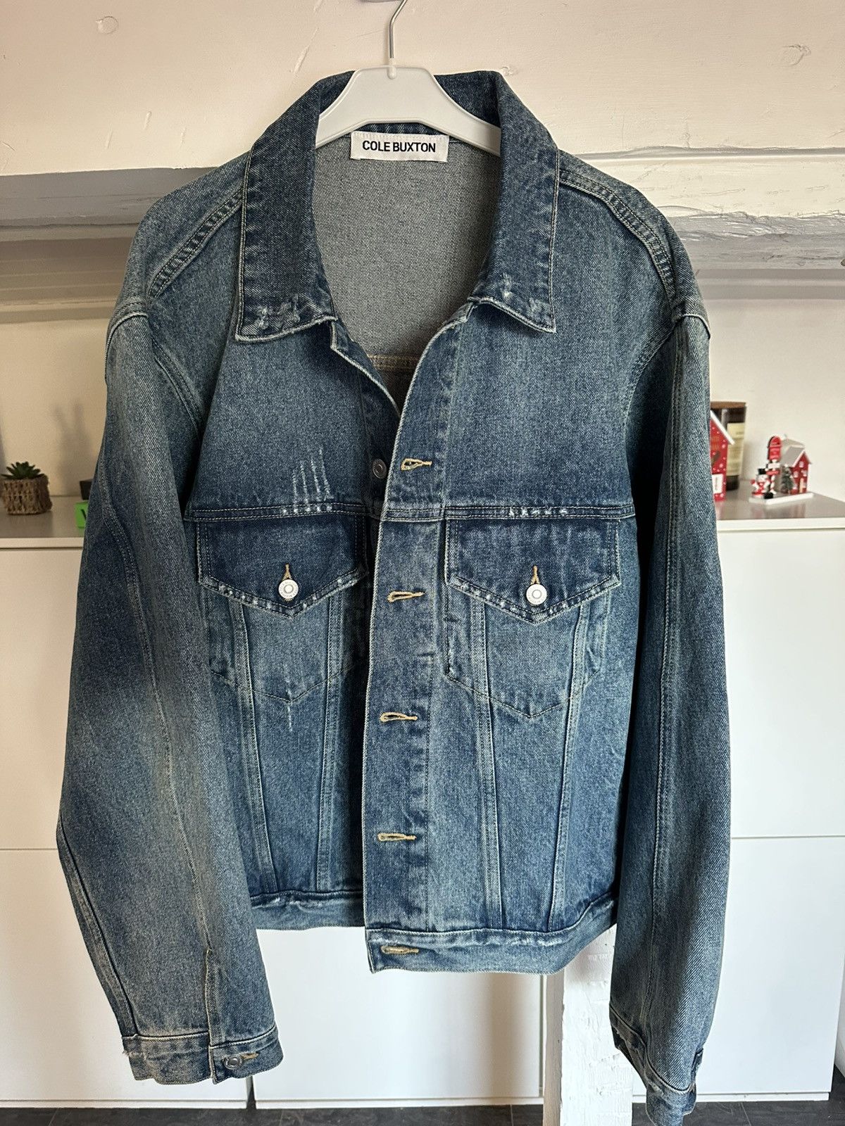 Cole Buxton Cole buxton cropped denim jacket Size US L / EU 52-54 / 3 - 2 Thumbnail