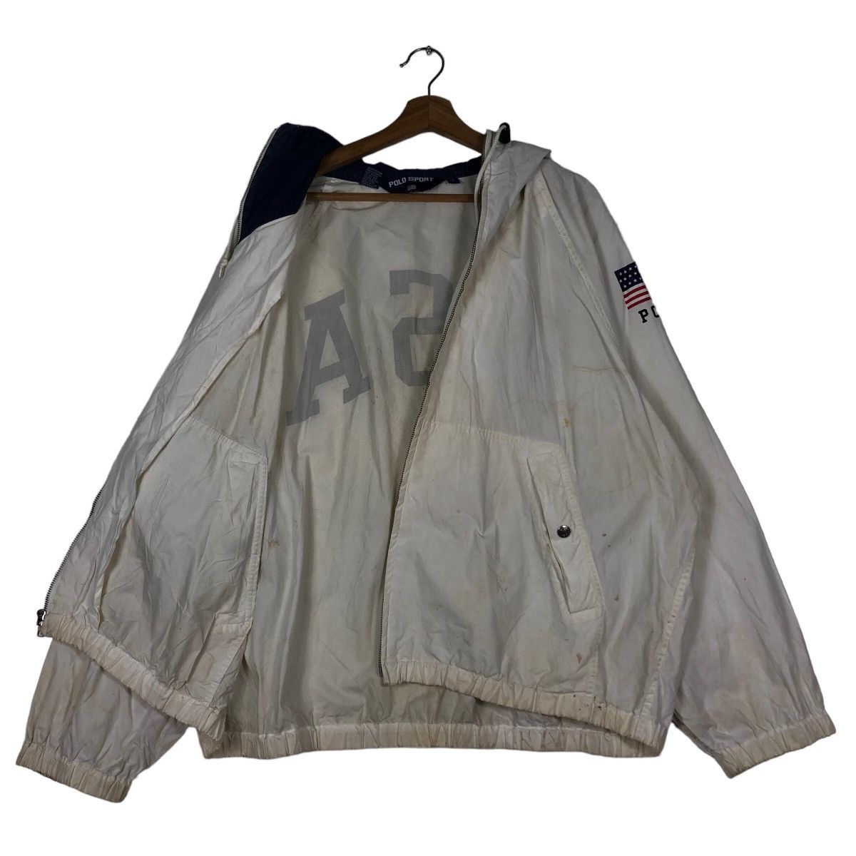 Ralph Lauren 🔥Vintage Bomber Jacket Polo Sport Ralph Lauren USA Big Logo Size US L / EU 52-54 / 3 - 12 Thumbnail