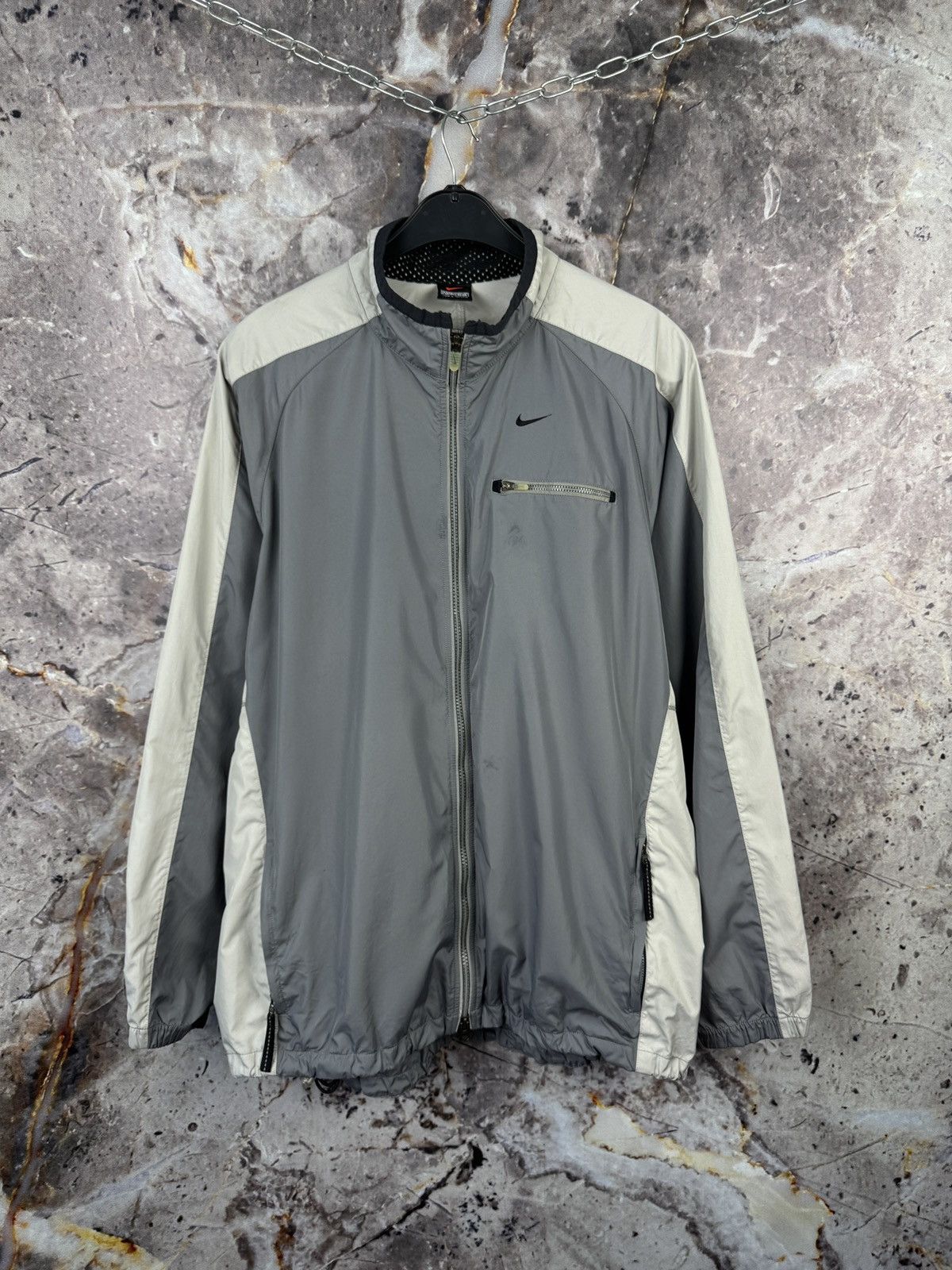 Nike Men’s Vintage Gray Nike Windbreaker Size XL Size US XL / EU 56 / 4 - 1 Thumbnail