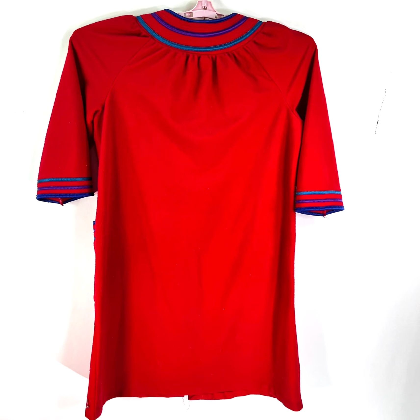 Vintage VINTAGE Intimate Mood Lounge House Coat Womens Size L Red Pockets Size L / US 10 / IT 46 - 7 Thumbnail