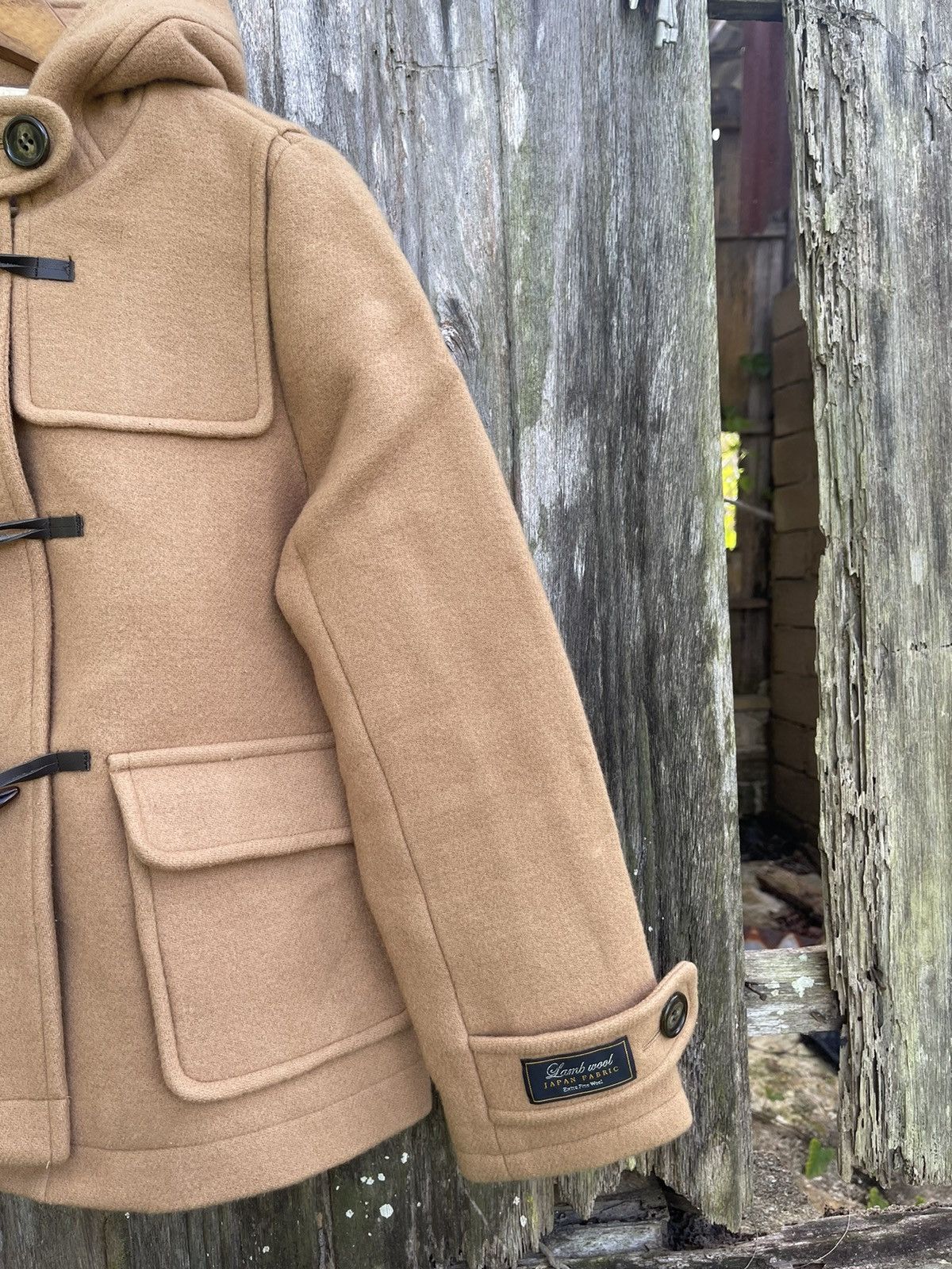 Beams Plus B:MING by BEAMS Camel Lambswool Duffle Coat (Japan Fabric) Size US S / EU 44-46 / 1 - 6 Thumbnail