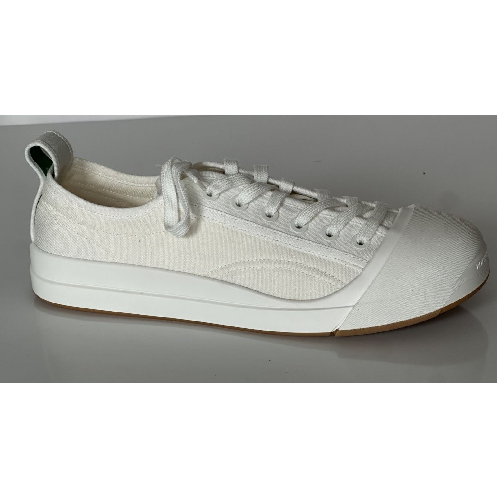 Bottega Veneta Bottega Veneta Canvas White Sneakers 10 US 741360 Size US 10 / EU 43 - 17 Thumbnail