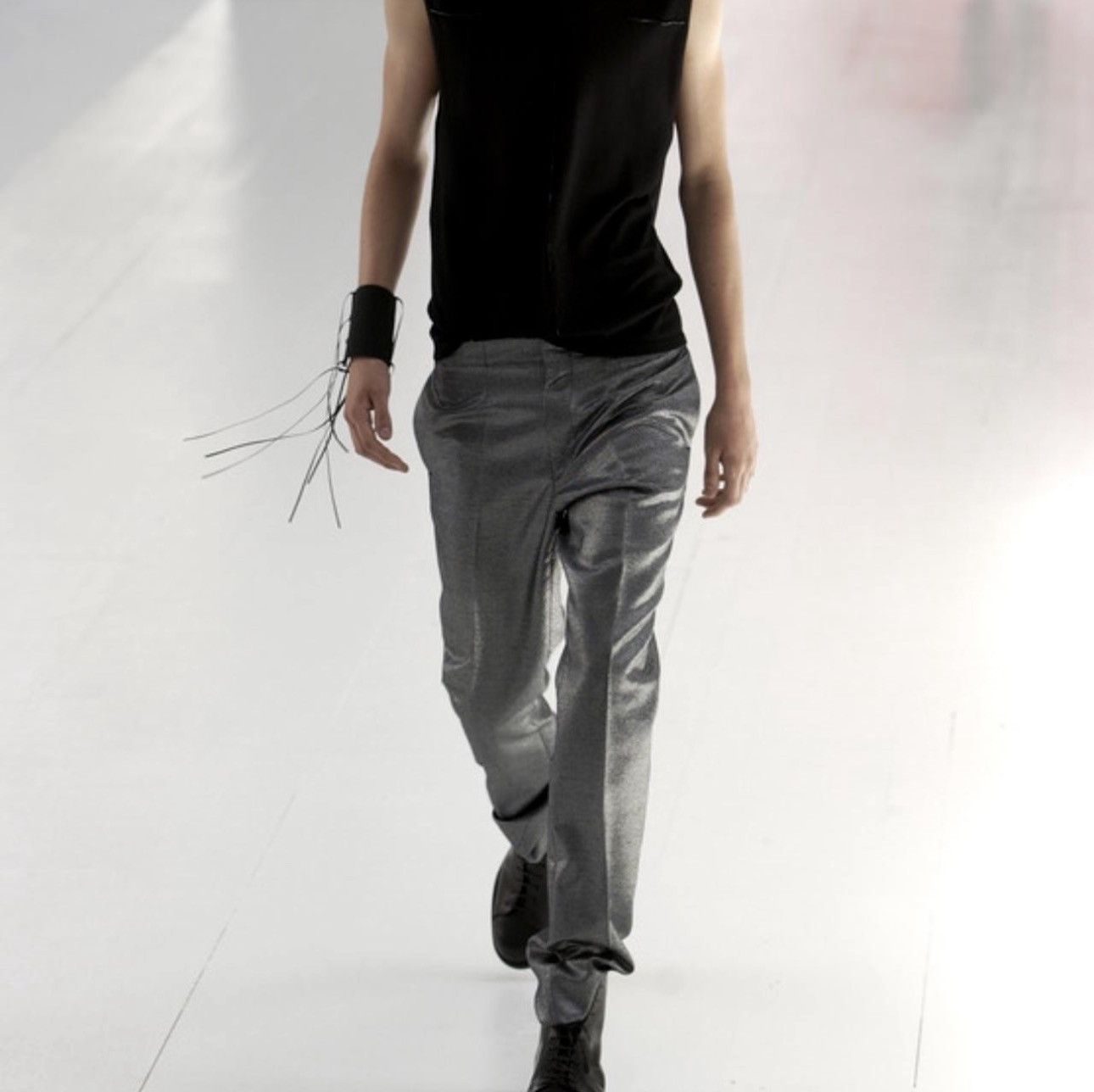 Dior × Hedi Slimane Dior Homme SS02 “boys don't cry” silk/wool