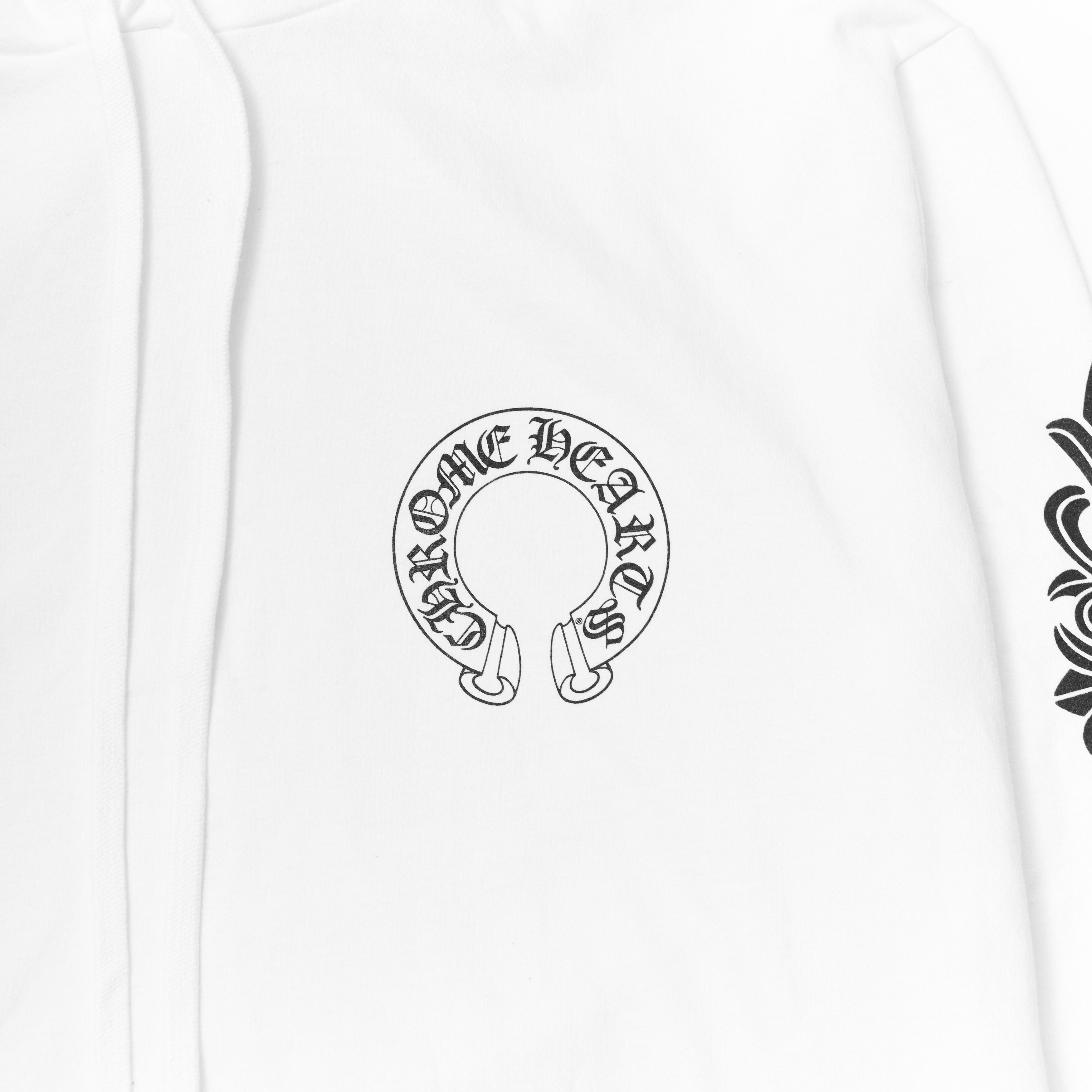 Chrome Hearts CHROME HEARTS Horsehoe Logo Hoodie Black Print Size US XXL / EU 58 / 5 - 4 Thumbnail