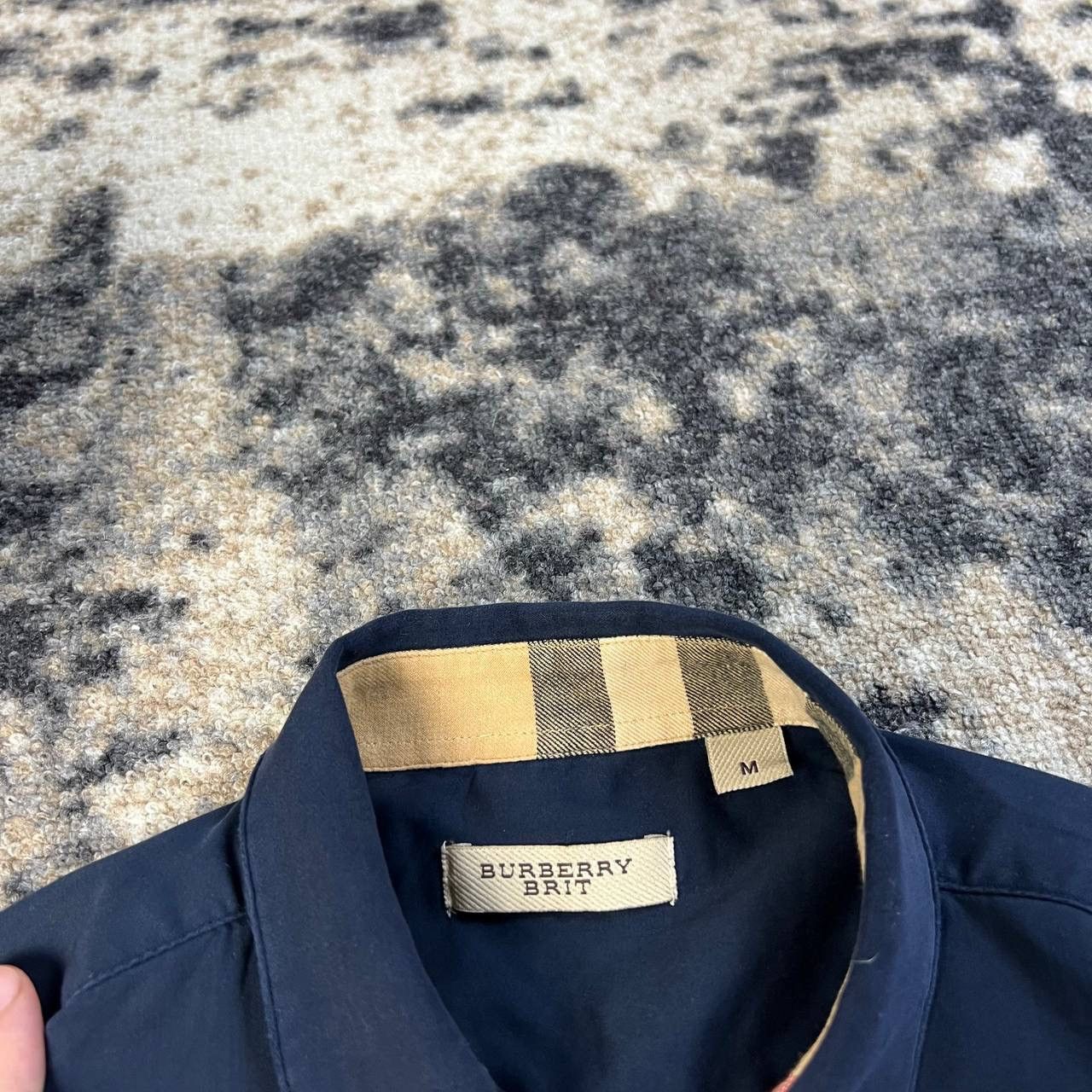 Burberry Burberry Nova Check Mini Logo Luxury Button Up Shirt Size US M / EU 48-50 / 2 - 5 Thumbnail