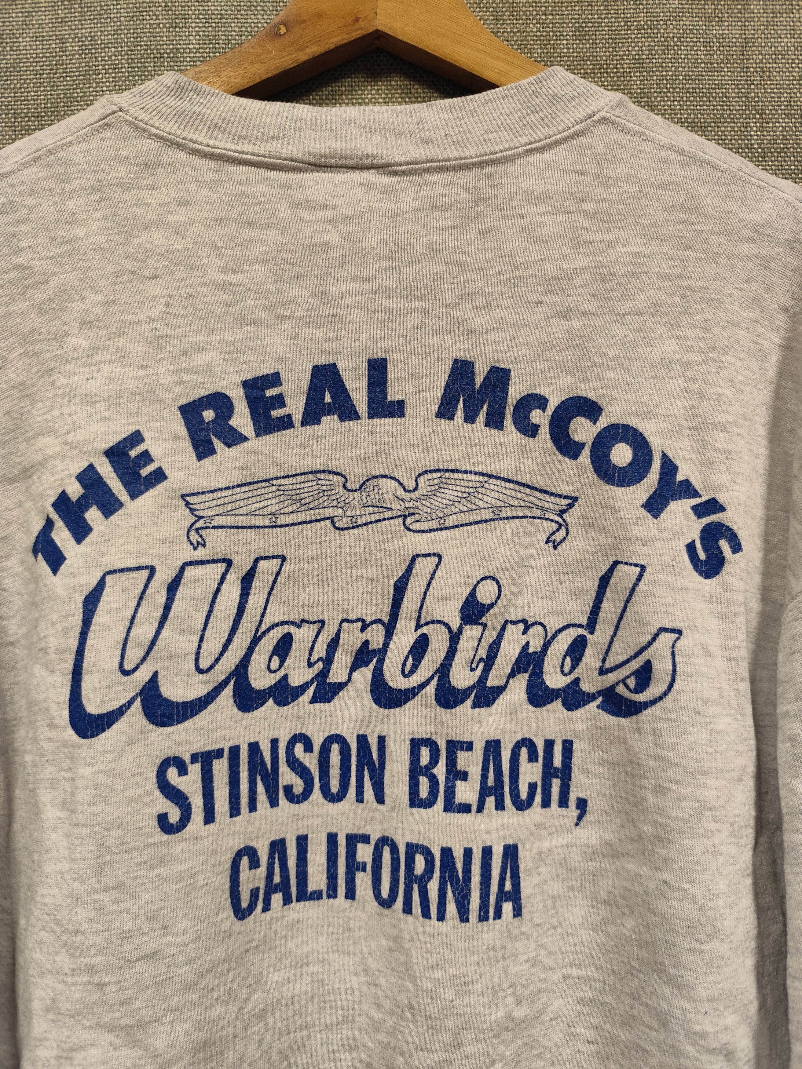 The Real McCoy's Vintage 90s sweatshirt The Real McCoy's made in usa Size US L / EU 52-54 / 3 - 3 Thumbnail