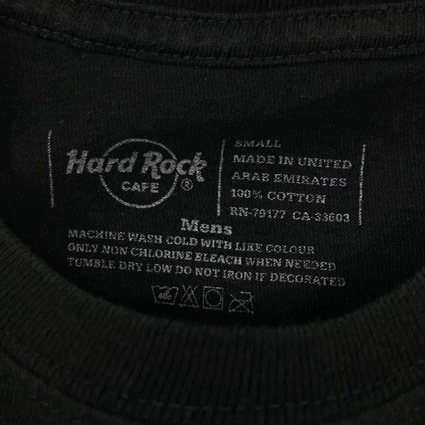 Hard Rock Cafe Hard Rock Cafe Venice Souvenir Spellout Graphic Black T-Shirt Small Men Shirt Graphic Print - VG342 Size US S / EU 44-46 / 1 - 3 Thumbnail