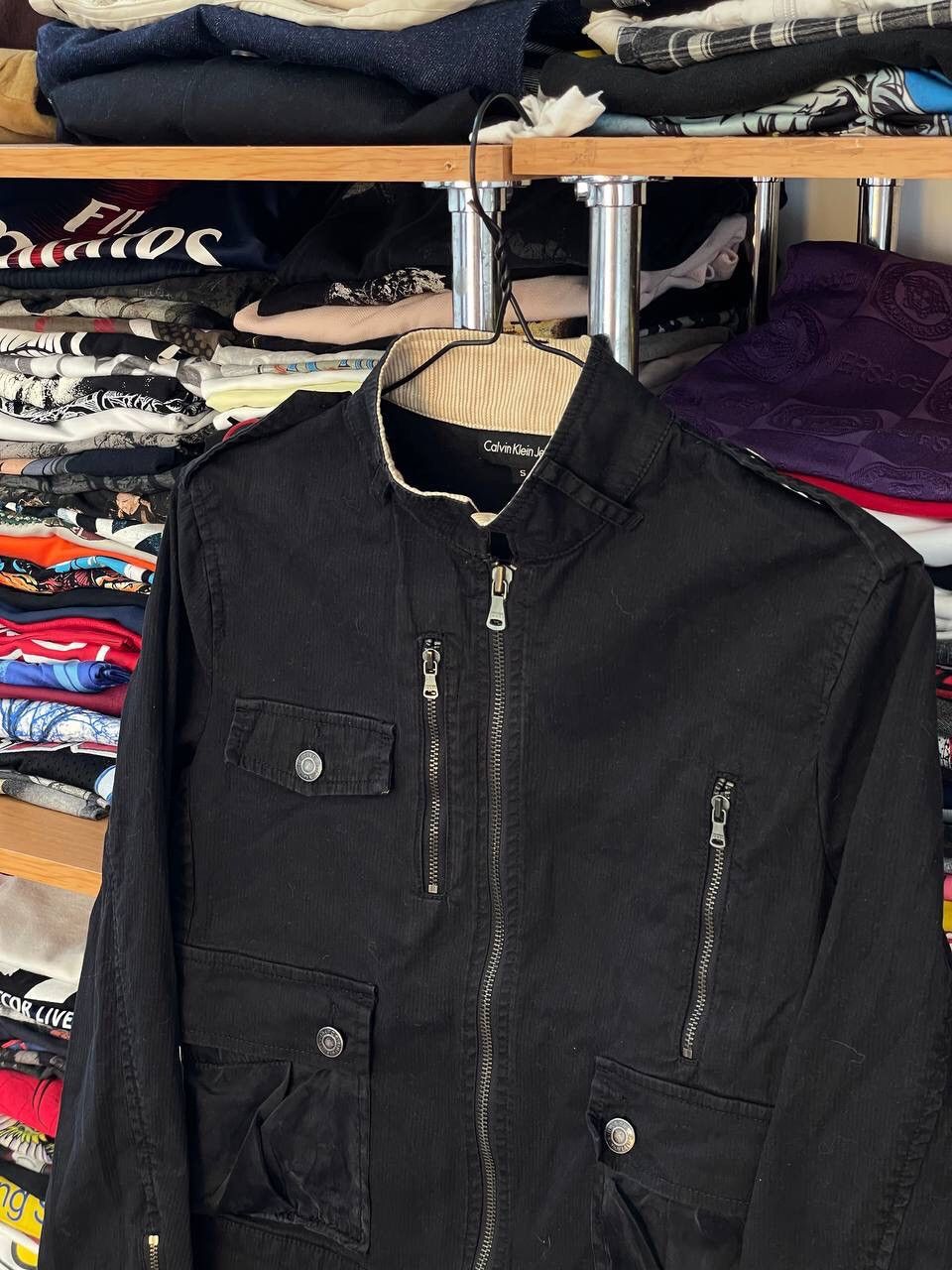 Calvin Klein Calvin Klein Vintage Archival Moto Y2K jacket Size S / US 4 / IT 40 - 7 Thumbnail