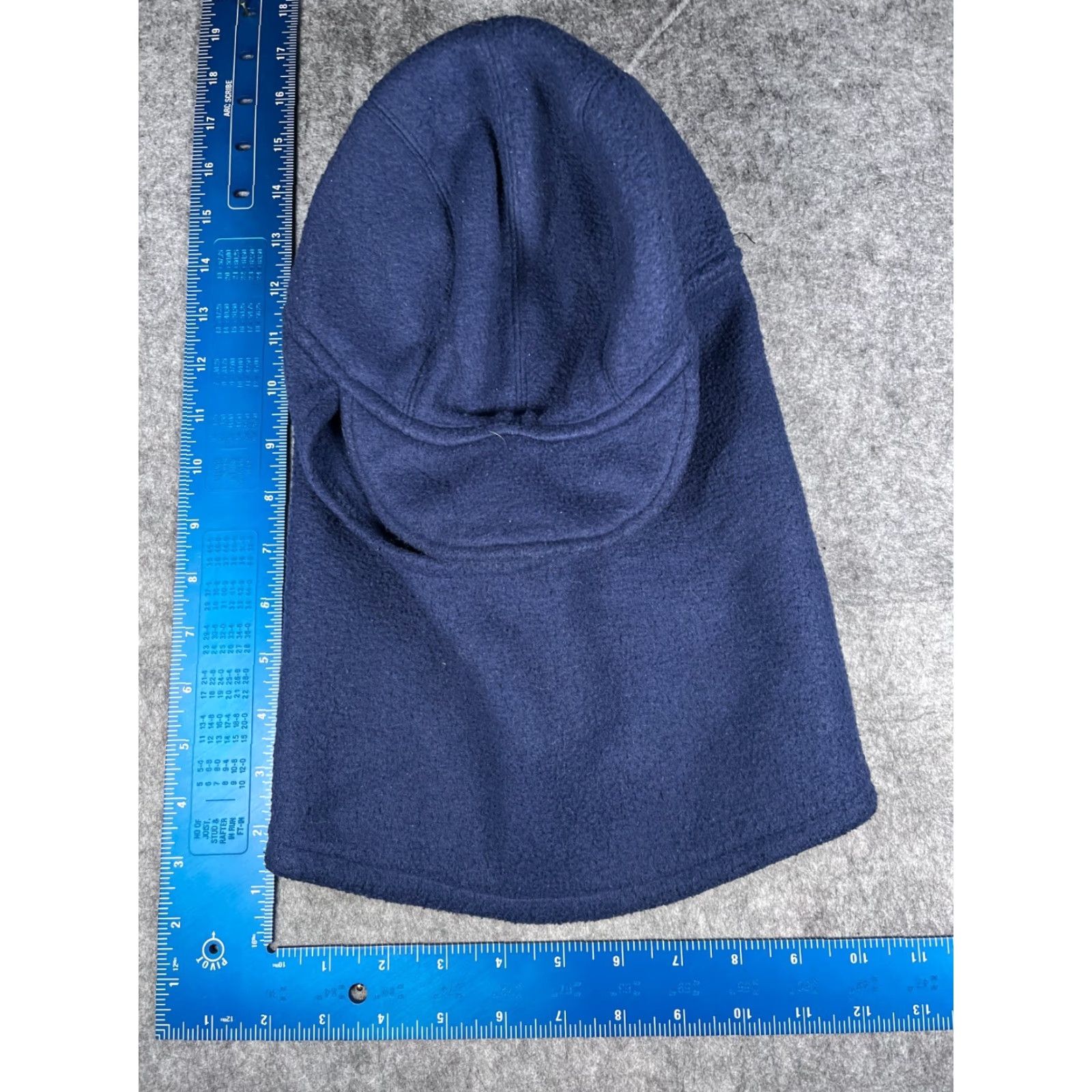 Vintage Ski Mask Beanie Adult One Size Blue Knit Polyester Fleece Camp Snow Ski Snowboard Hat/Cap Mens Size US M / EU 48-50 / 2 - 5 Thumbnail