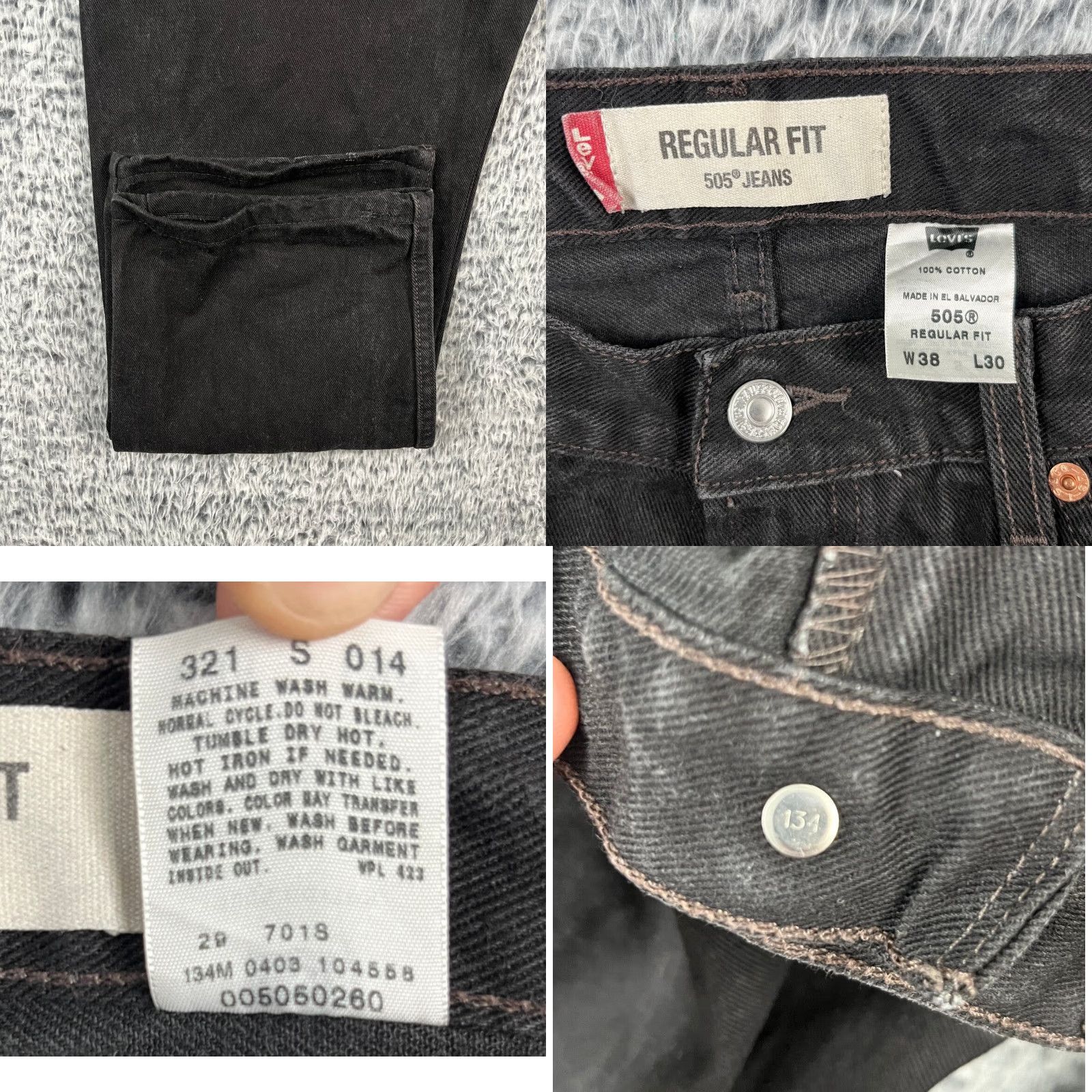 Levi's VINTAGE Levi's 505 Jeans Shirt? Hmm Size US 38 / EU 54 - 10 Thumbnail