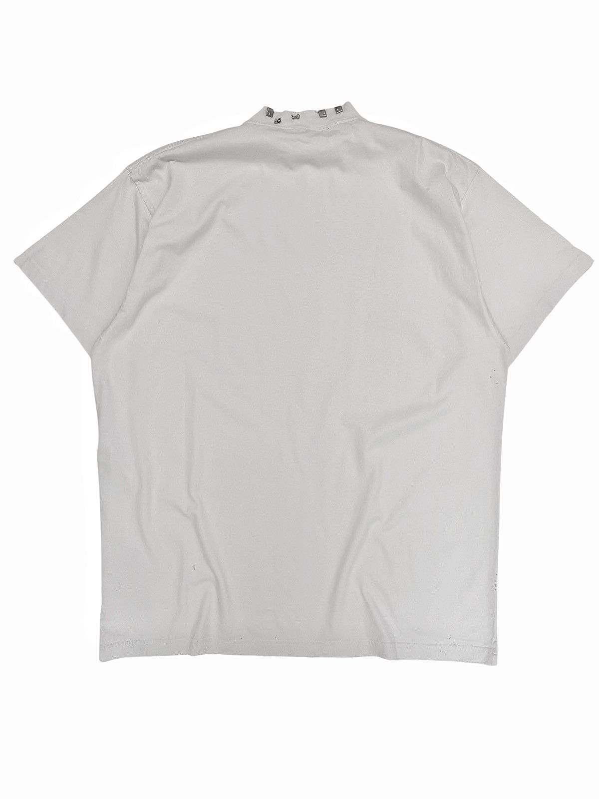 Balenciaga Pierced Distressed Goth Shirt Size US L / EU 52-54 / 3 - 2 Thumbnail