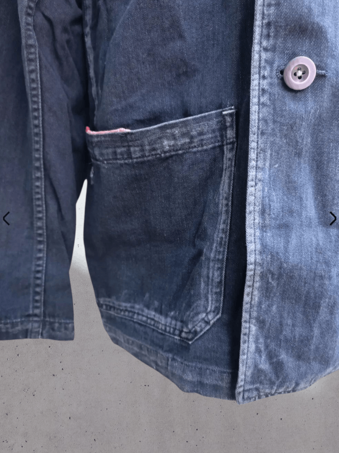 45rpm 45rpm Indigo Distressed Work Jacket Size US L / EU 52-54 / 3 - 4 Thumbnail