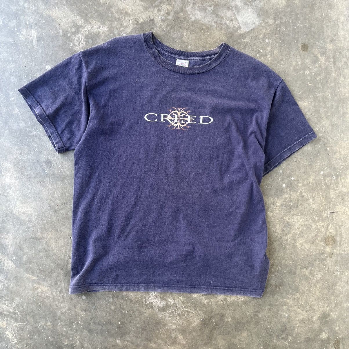 Band Tees Vintage 90s Creed T-Shirt | Rare 2002 Human Clay Tour Grunge Size US XL / EU 56 / 4 - 3 Thumbnail