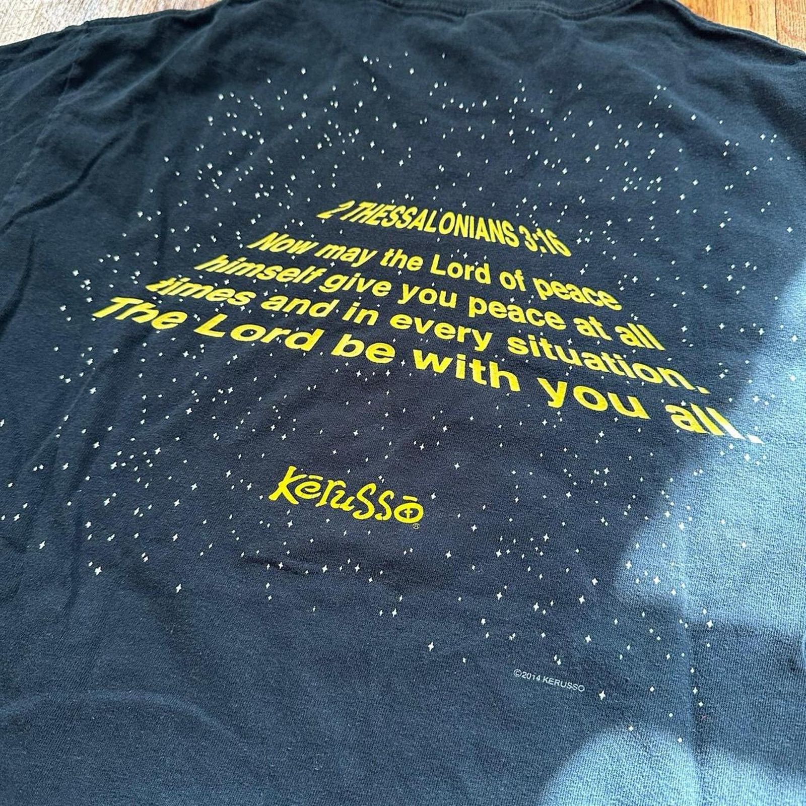 Star Wars × Vintage Kerusso Jesus Tee Star Wars May The Lord Be With You size M Size US M / EU 48-50 / 2 - 5 Thumbnail