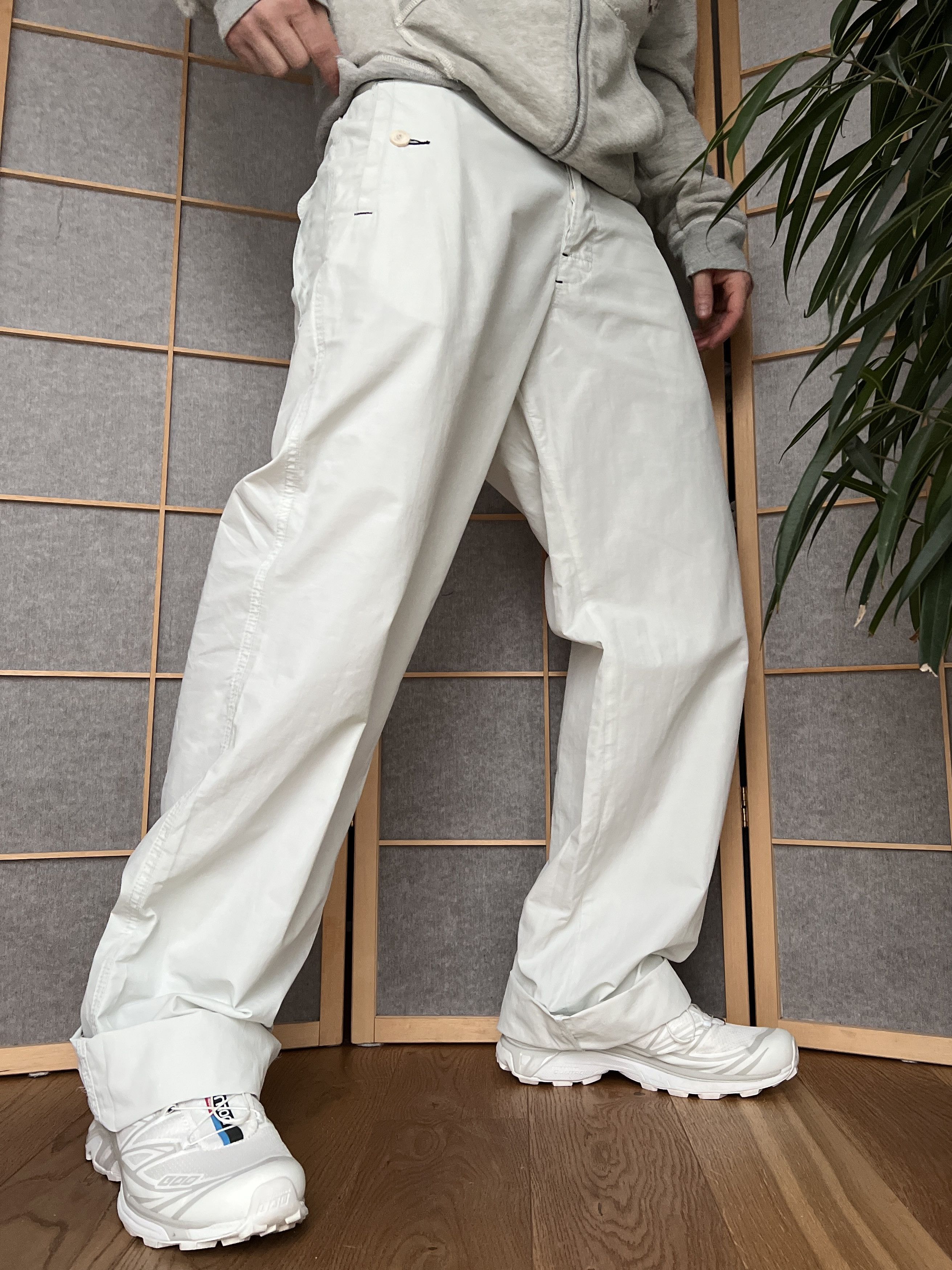 Emporio Armani Emporio Armani ultralight nylon trousers baggy wide pants Size US 38 / EU 54 - 2 Thumbnail