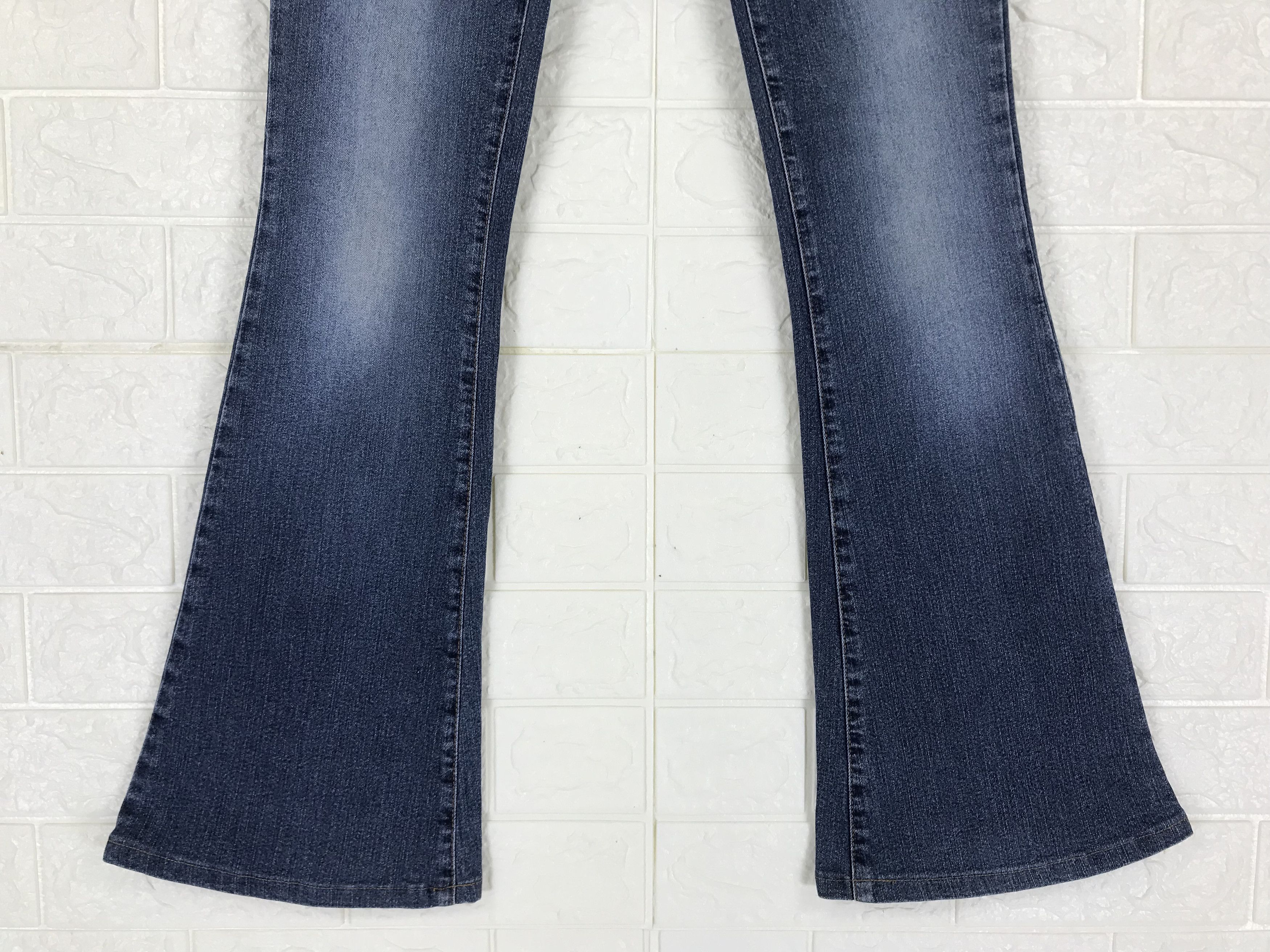 Miss Sixty Vintage Miss Sixty Blue Washed Flare Jeans Size 25" / US 0 / IT 36 - 4 Thumbnail