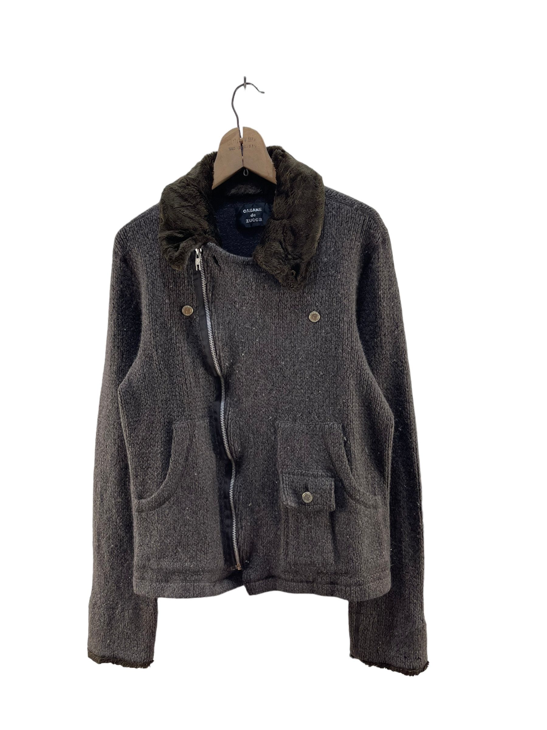 CABANE de ZUCCa Vintage Cabane De Zucca Wool Jacket Size US S / EU 44-46 / 1 - 1 Thumbnail