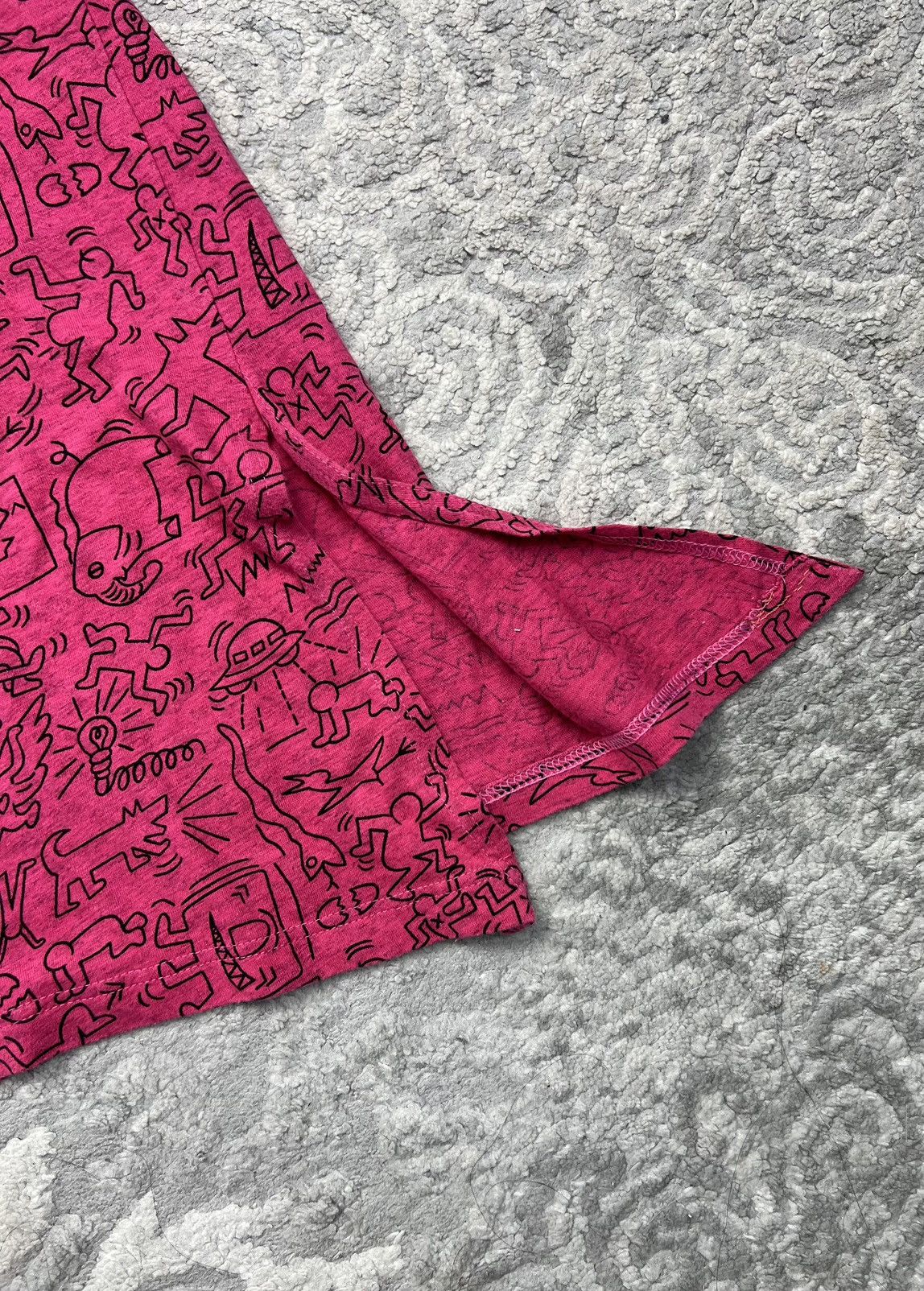 Keith Haring 80's Rare Keith Haring Vintage 80's Full Print Logo T-shirt Size US M / EU 48-50 / 2 - 2 Thumbnail