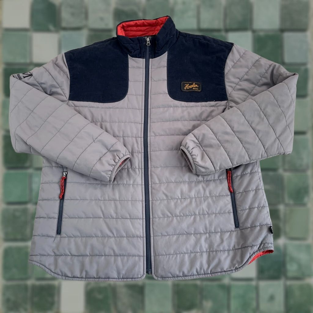Howler Brothers Howler Brothers Merlin Puffer Jacket Men 2XL Grey Primaloft Insulated Logo Jacket Size US XXL / EU 58 / 5 - 1 Thumbnail