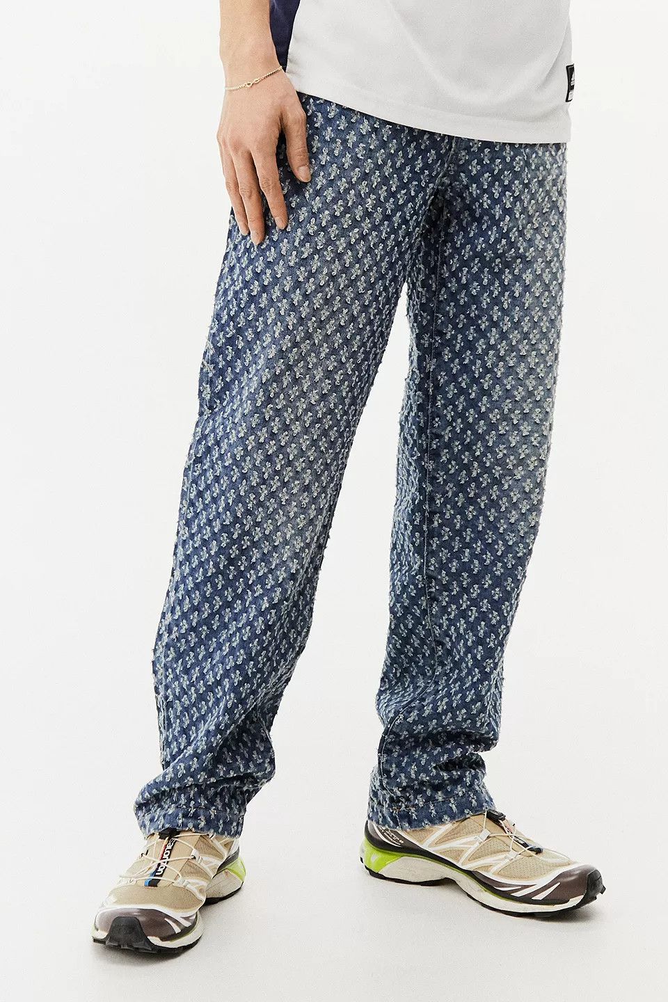 Jaded London Jaded London Perforated Distressed Denim Jeans W30 L32 Size US 30 / EU 46 - 3 Thumbnail