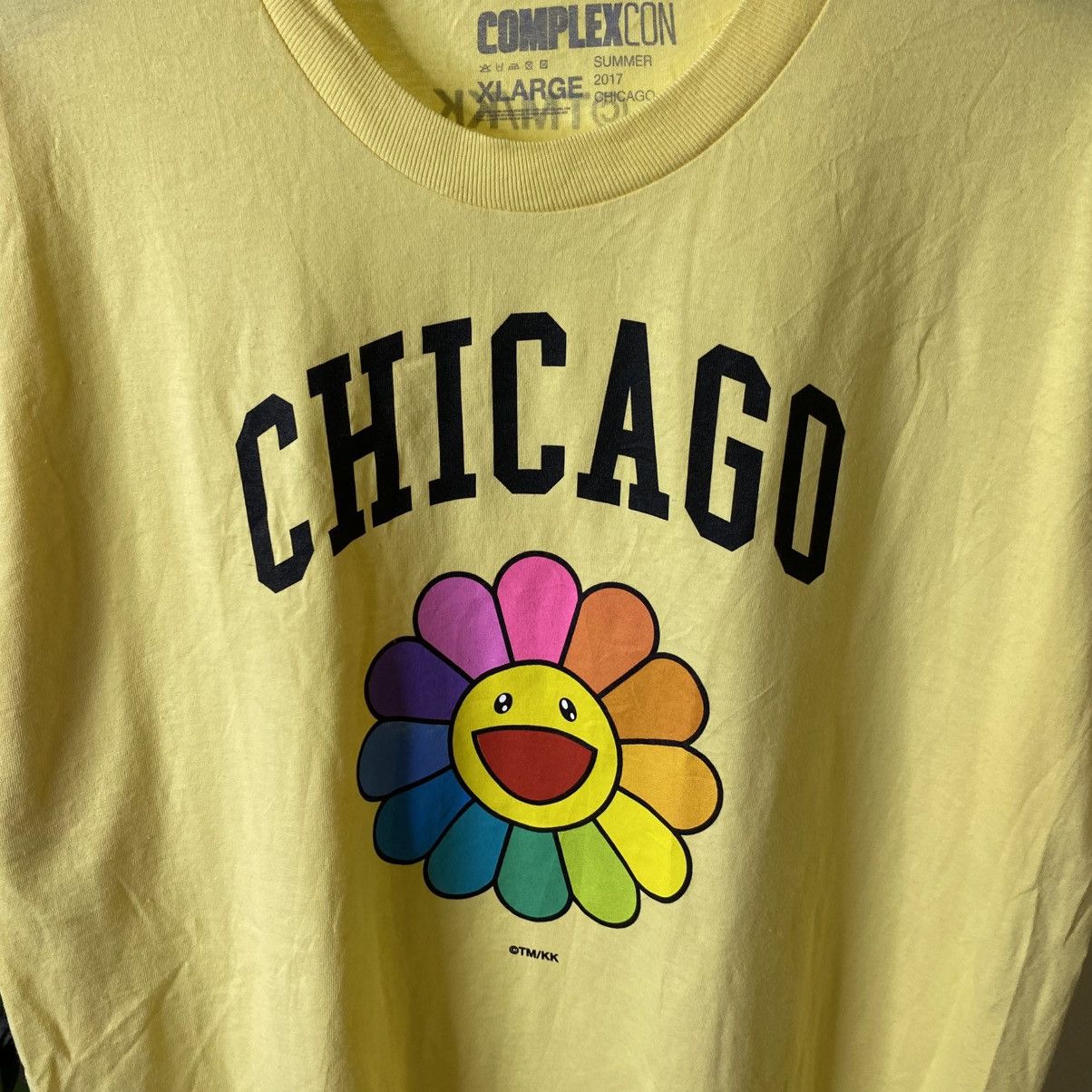 Takashi Murakami Takashi Murakami ComplexCon Chi Flower Yellow T-shirt Size US XL / EU 56 / 4 - 2 Thumbnail