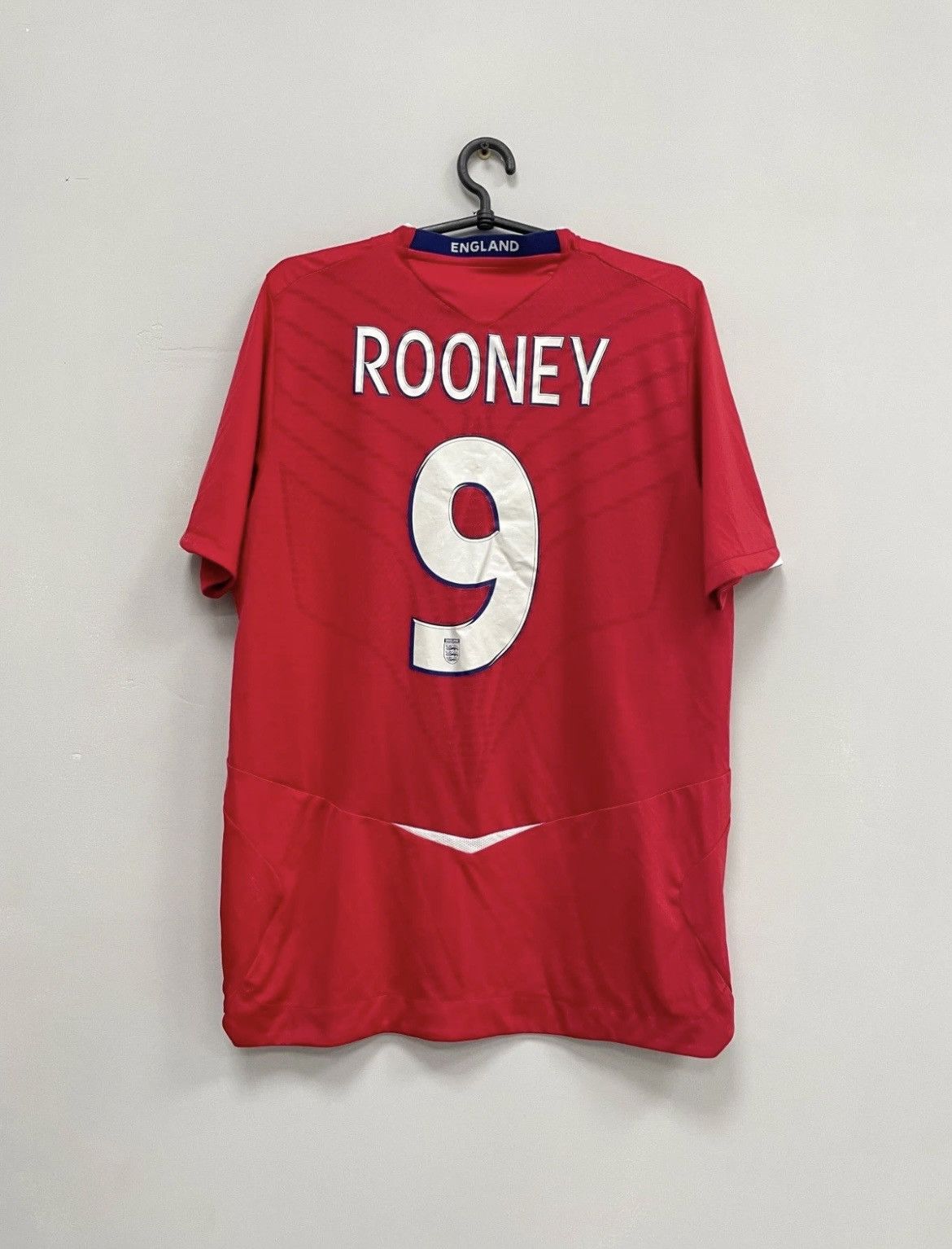 Umbro England 2008/2010 Away Football Shirt #9 Rooney Jersey Umbro Size US M / EU 48-50 / 2 - 1 Thumbnail